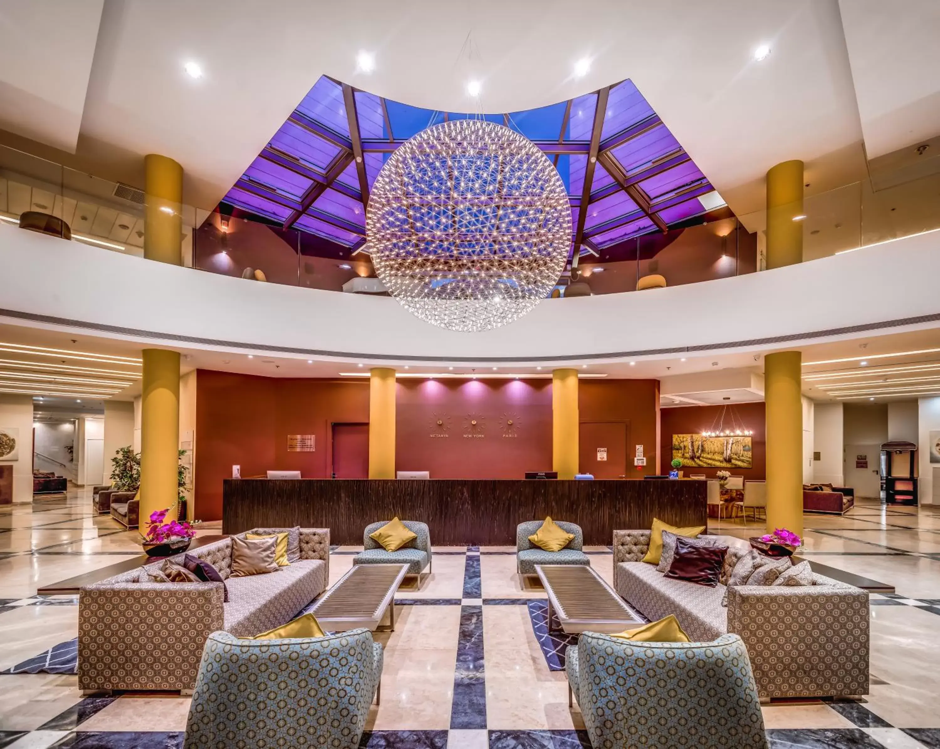 Lobby or reception in Ramada Hotel & Suites by Wyndham Netanya