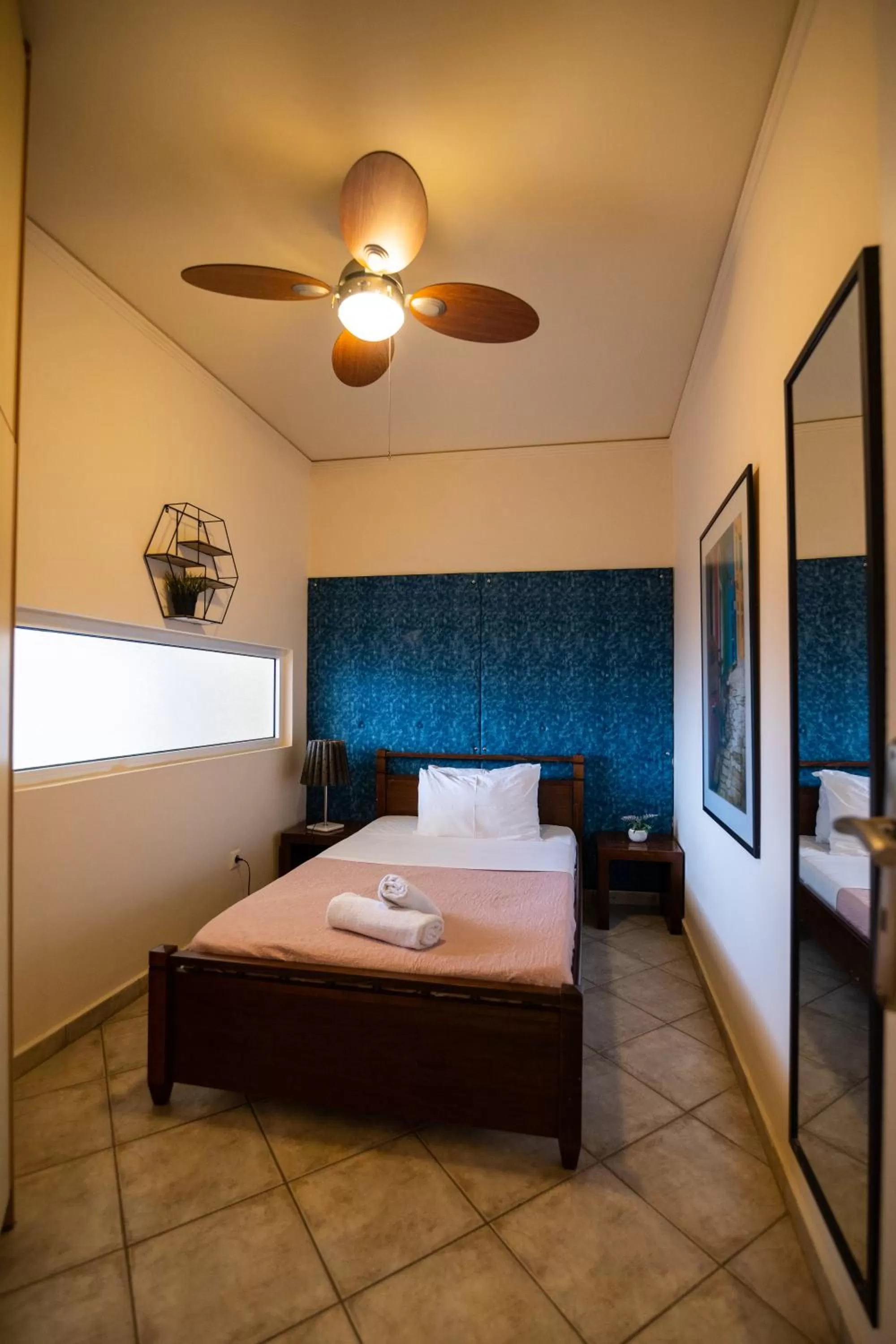 Bed in Votsalakia Hotel & Luxury Apartments