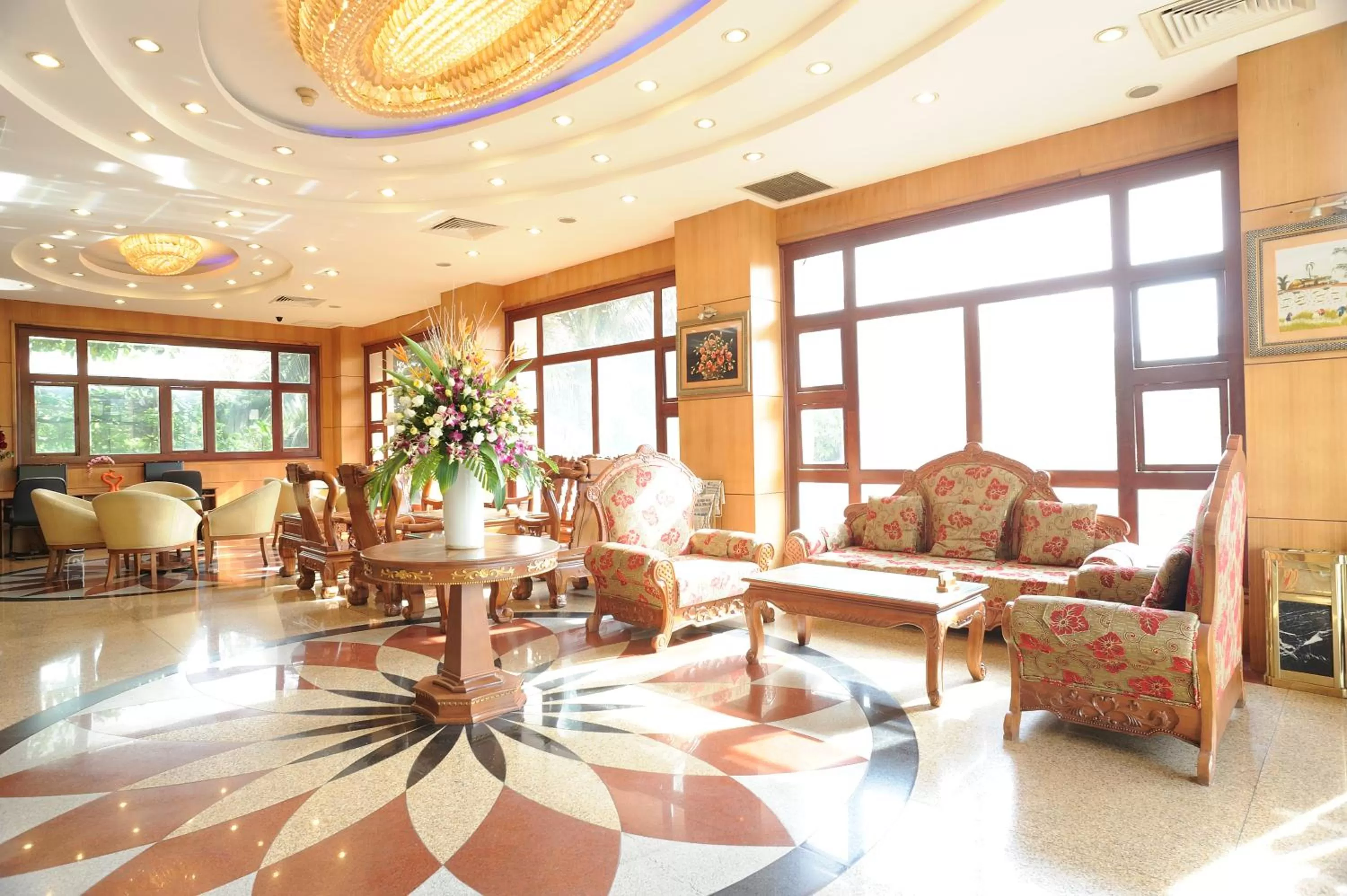 Lobby or reception in Hoang Yen Hotel