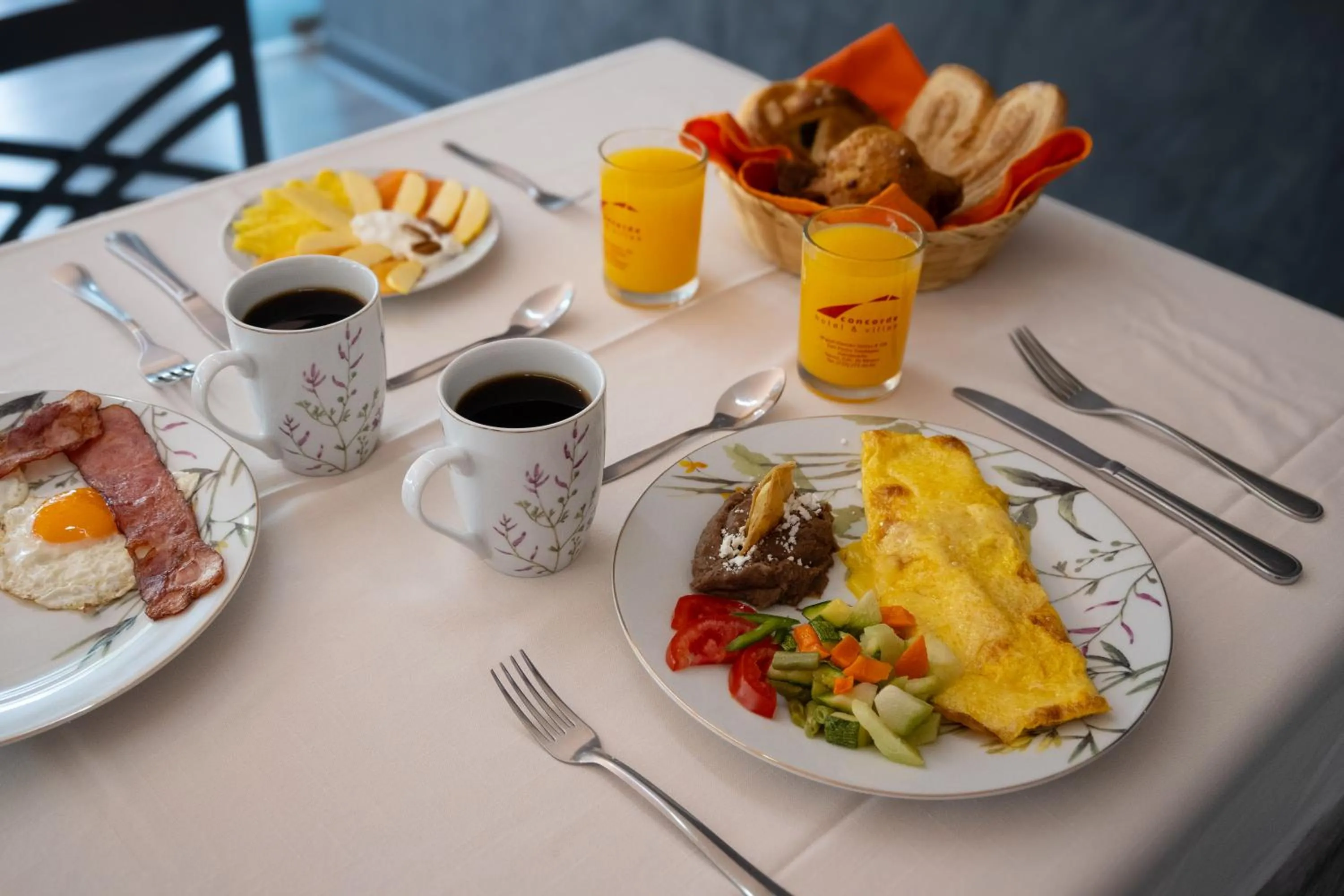 Food and drinks in Hotel Concorde Toluca