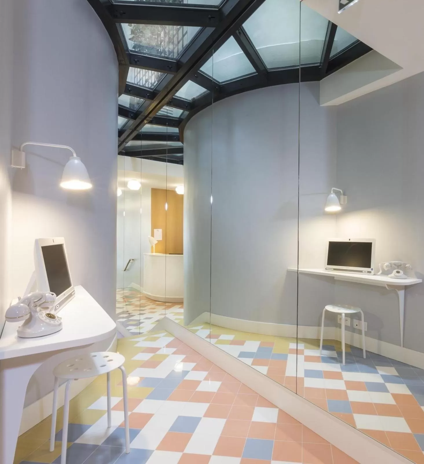 Decorative detail in Hotel le Lapin Blanc