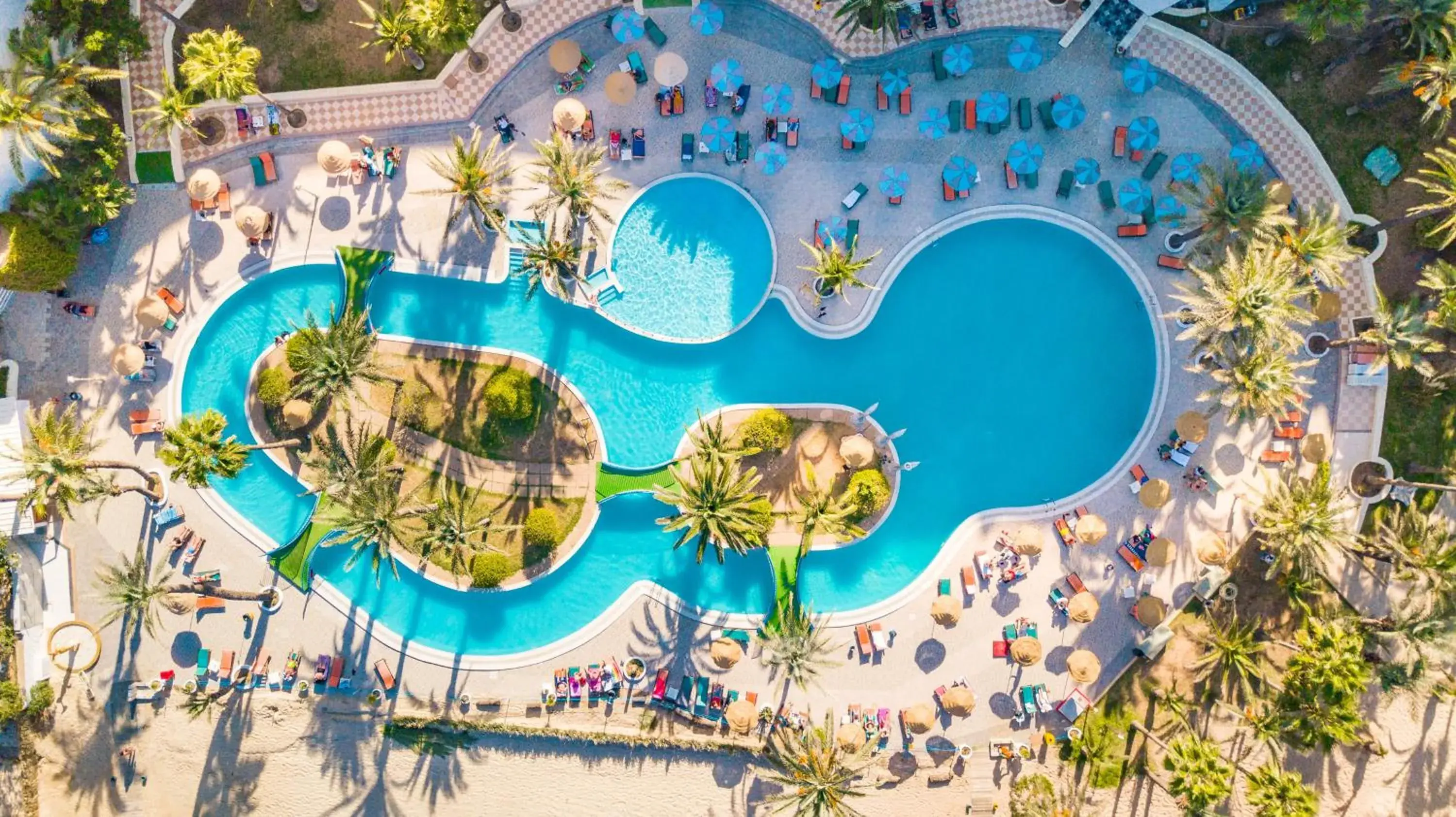 Swimming pool, Pool View in Riadh Palms- Resort & Spa