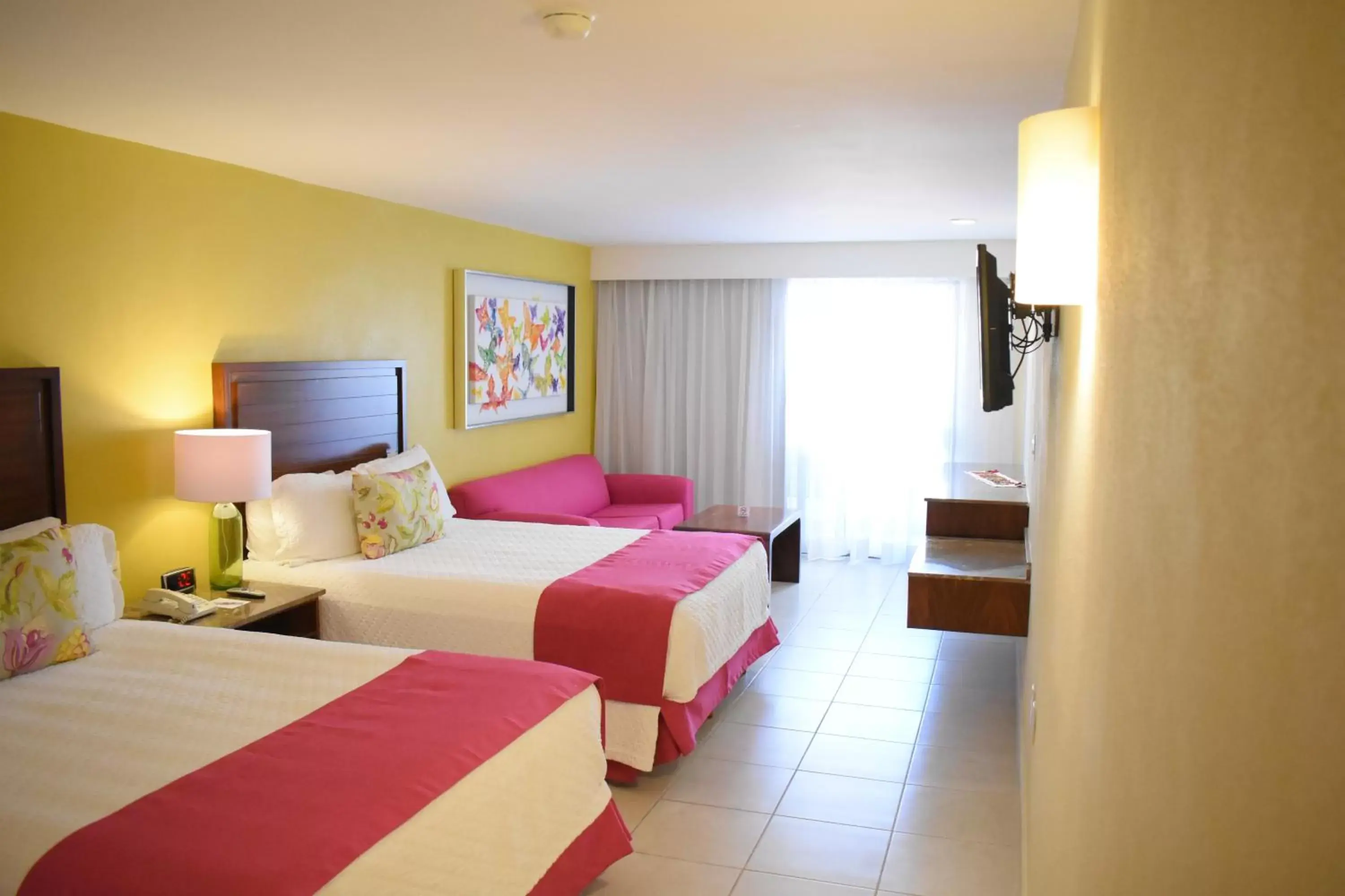 Bed in Canto del Sol Puerto Vallarta All Inclusive