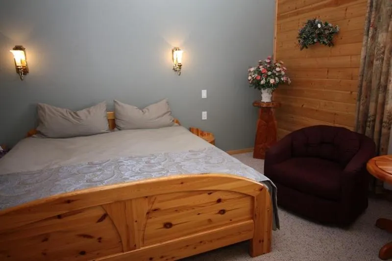 Bed in Glenogle Mountain Lodge and Spa