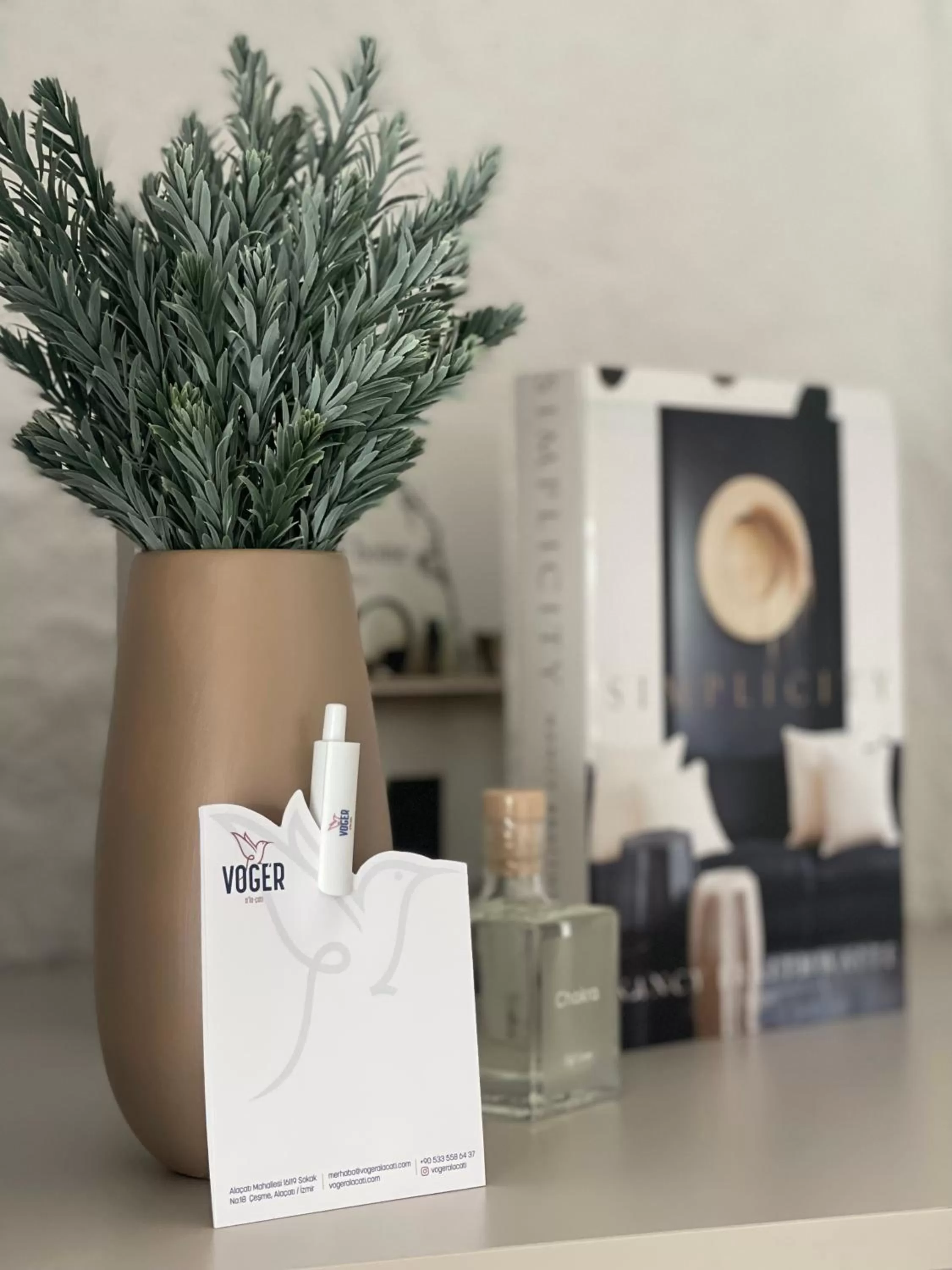 Decorative detail in Voger Alaçatı Silence