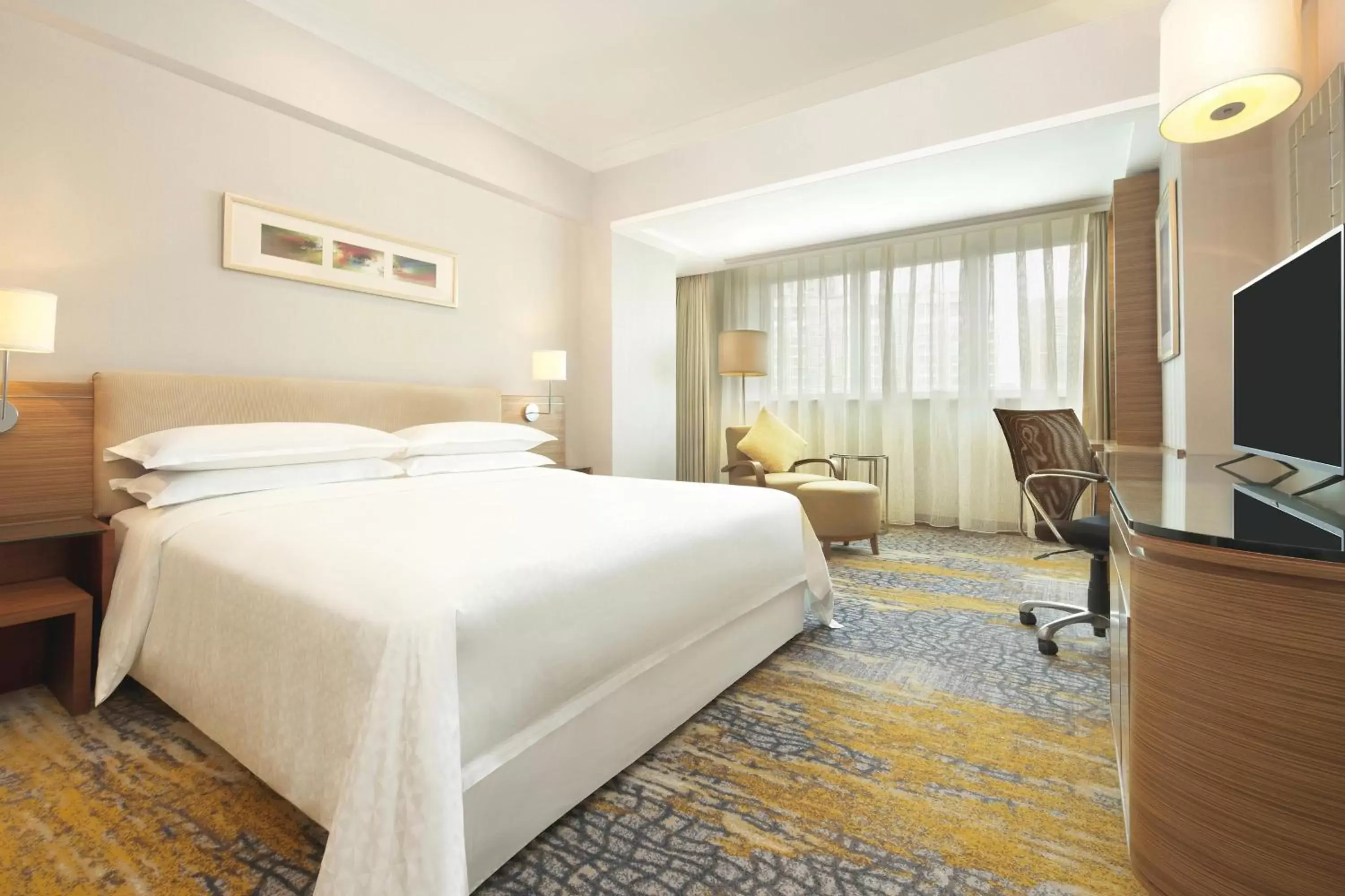 Photo of the whole room, Bed in Four Points by Sheraton Shanghai, Pudong