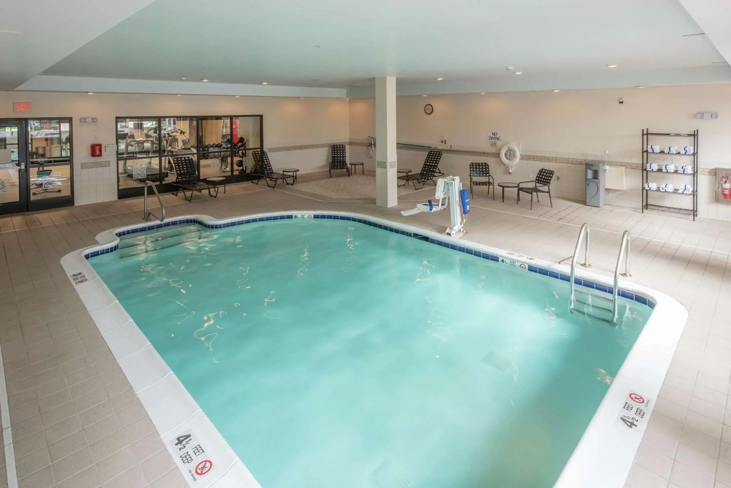 Pool view, Swimming Pool in Hilton Garden Inn Albany Medical Center