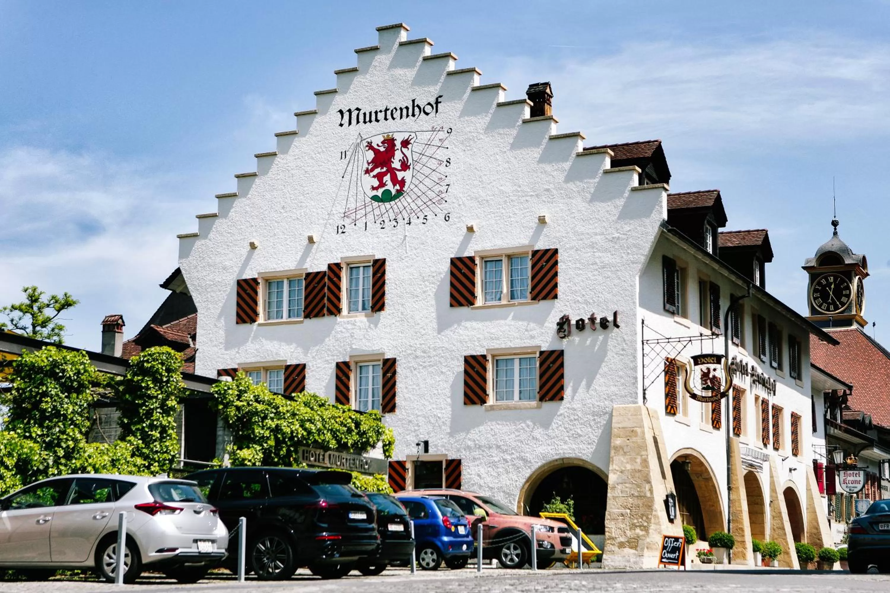 On site in Hotel Murtenhof & Krone