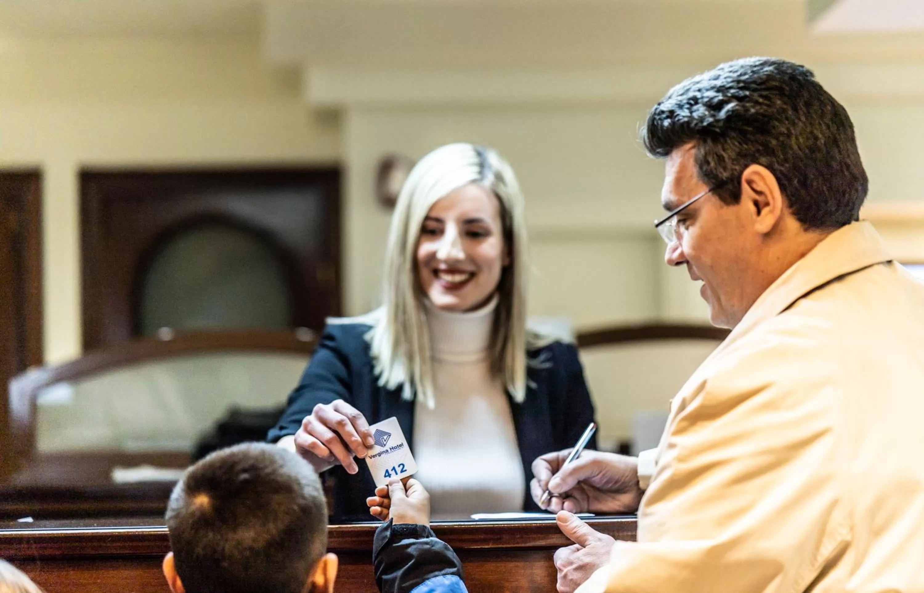 People in Vergina Hotel
