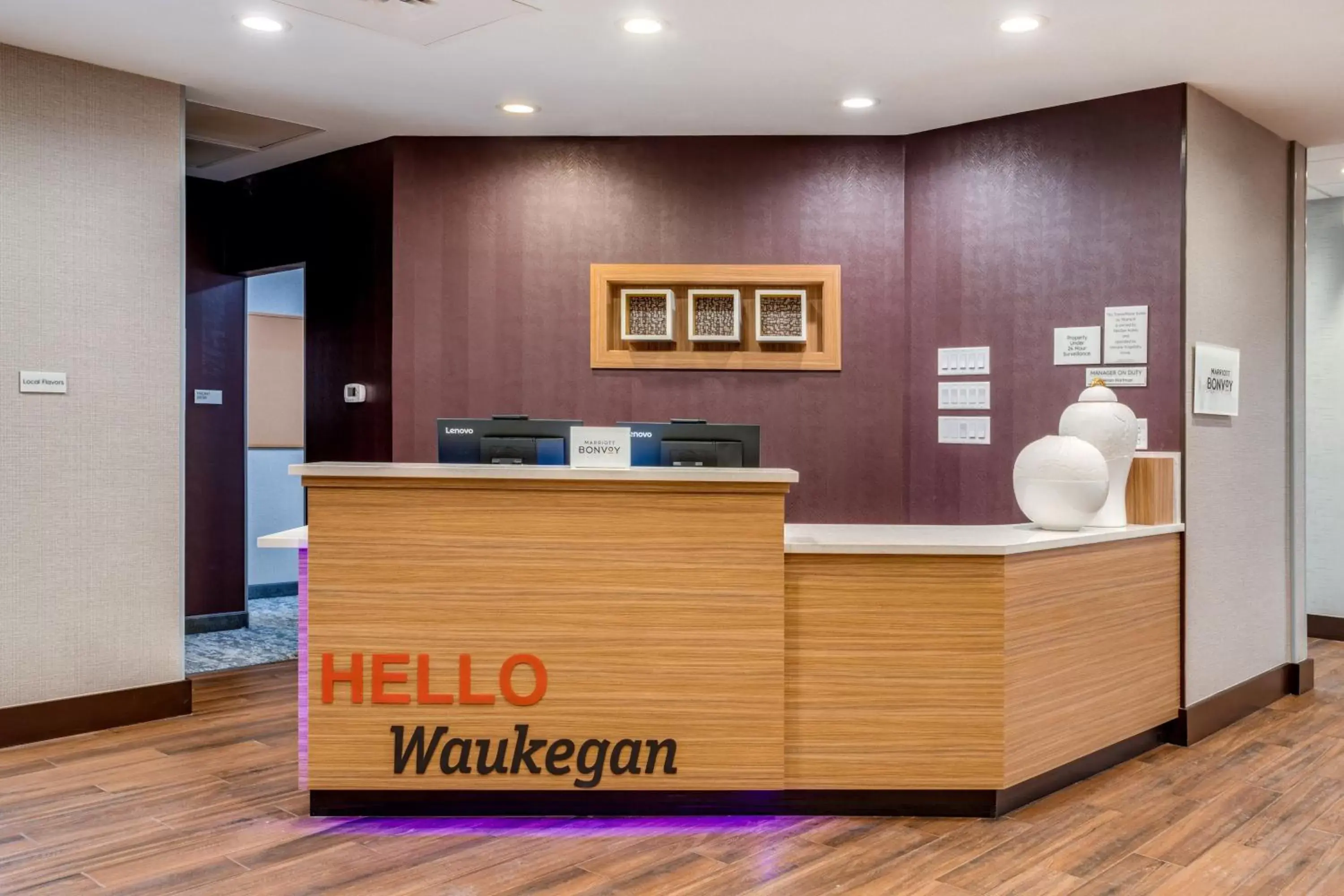 Lobby or reception, Lobby/Reception in TownePlace Suites by Marriott Chicago Waukegan Gurnee