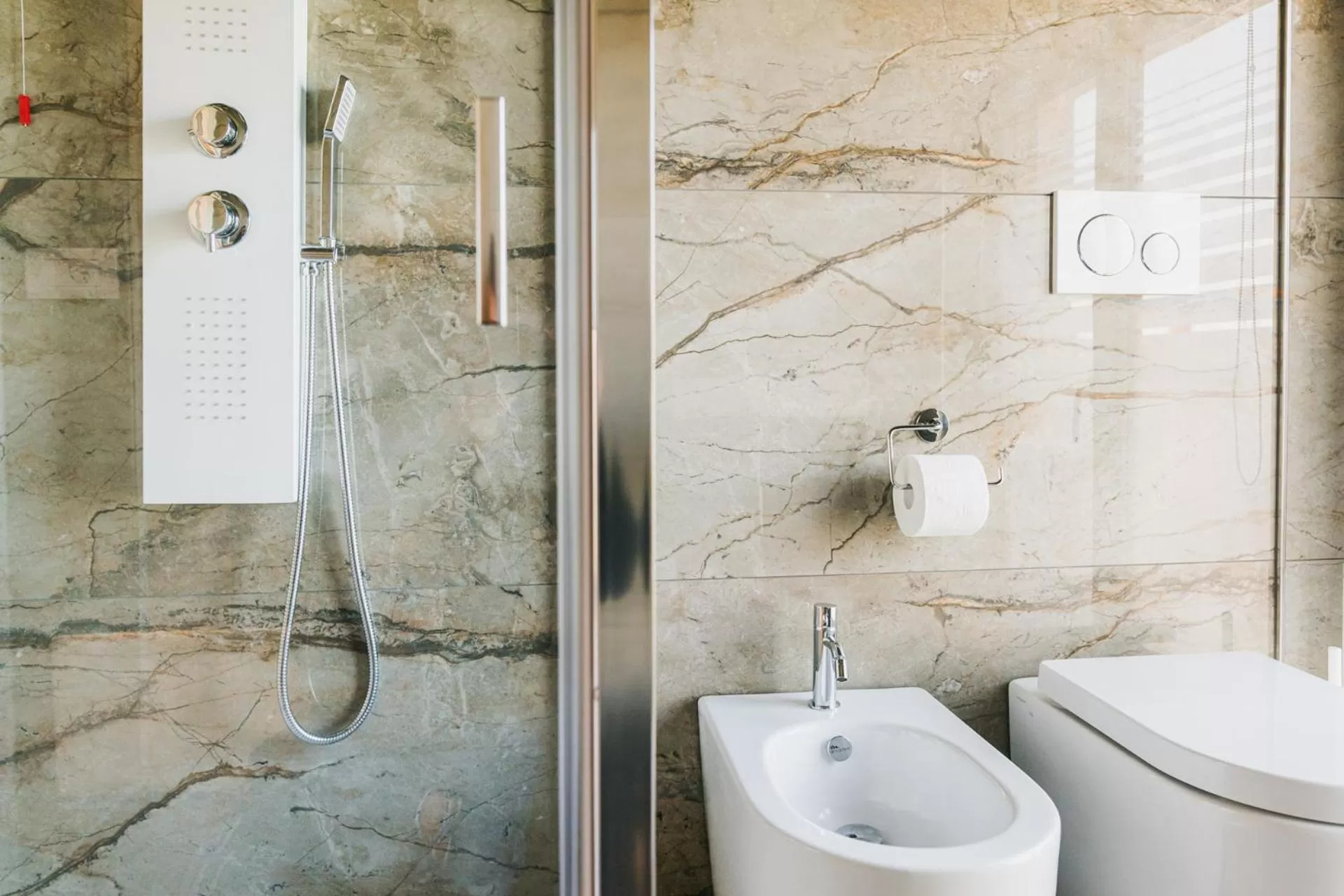 Shower in La Tenuta di Santo Stefano Agri Resort & Spa