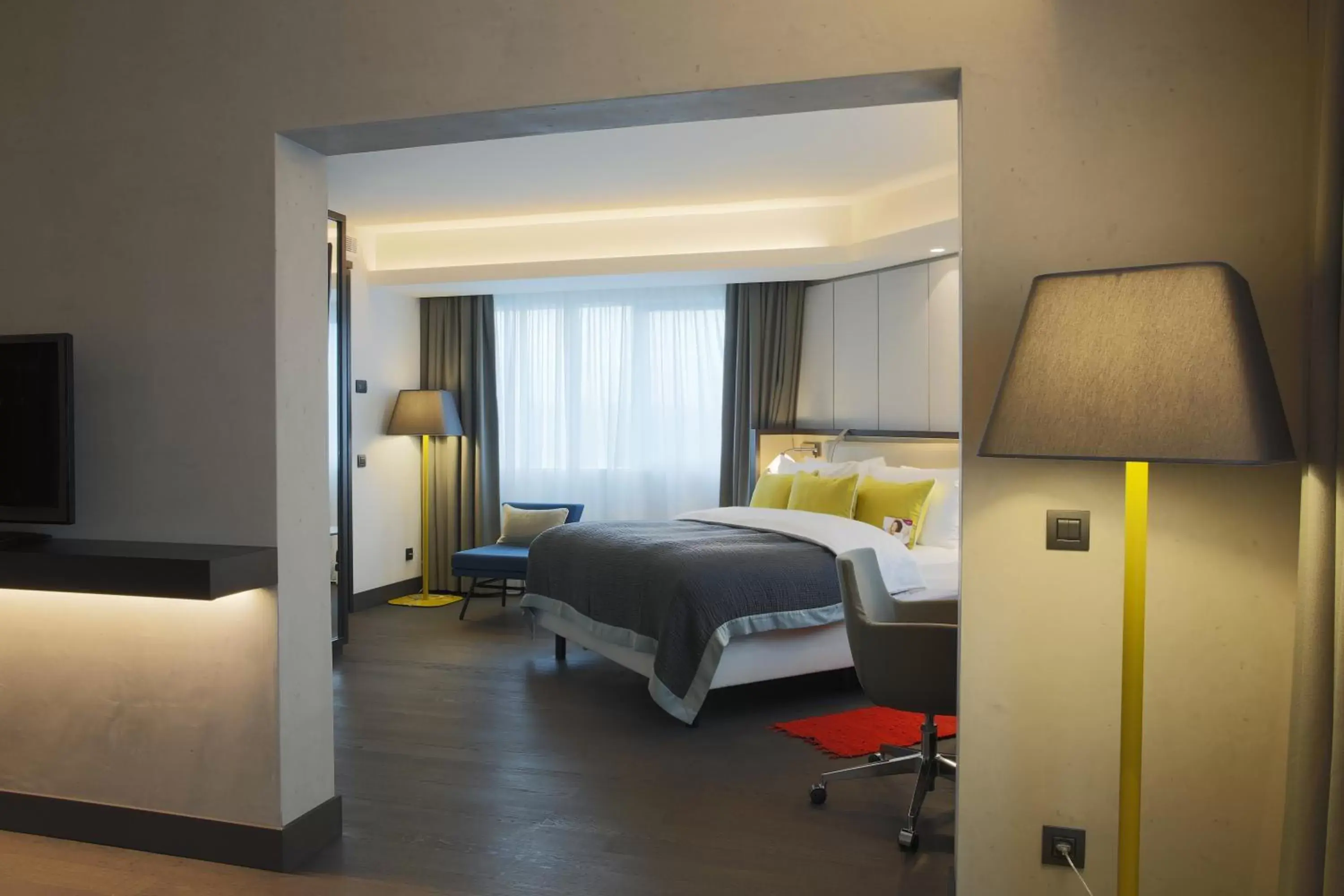 Bedroom, Bed in Crowne Plaza Belgrade, an IHG Hotel