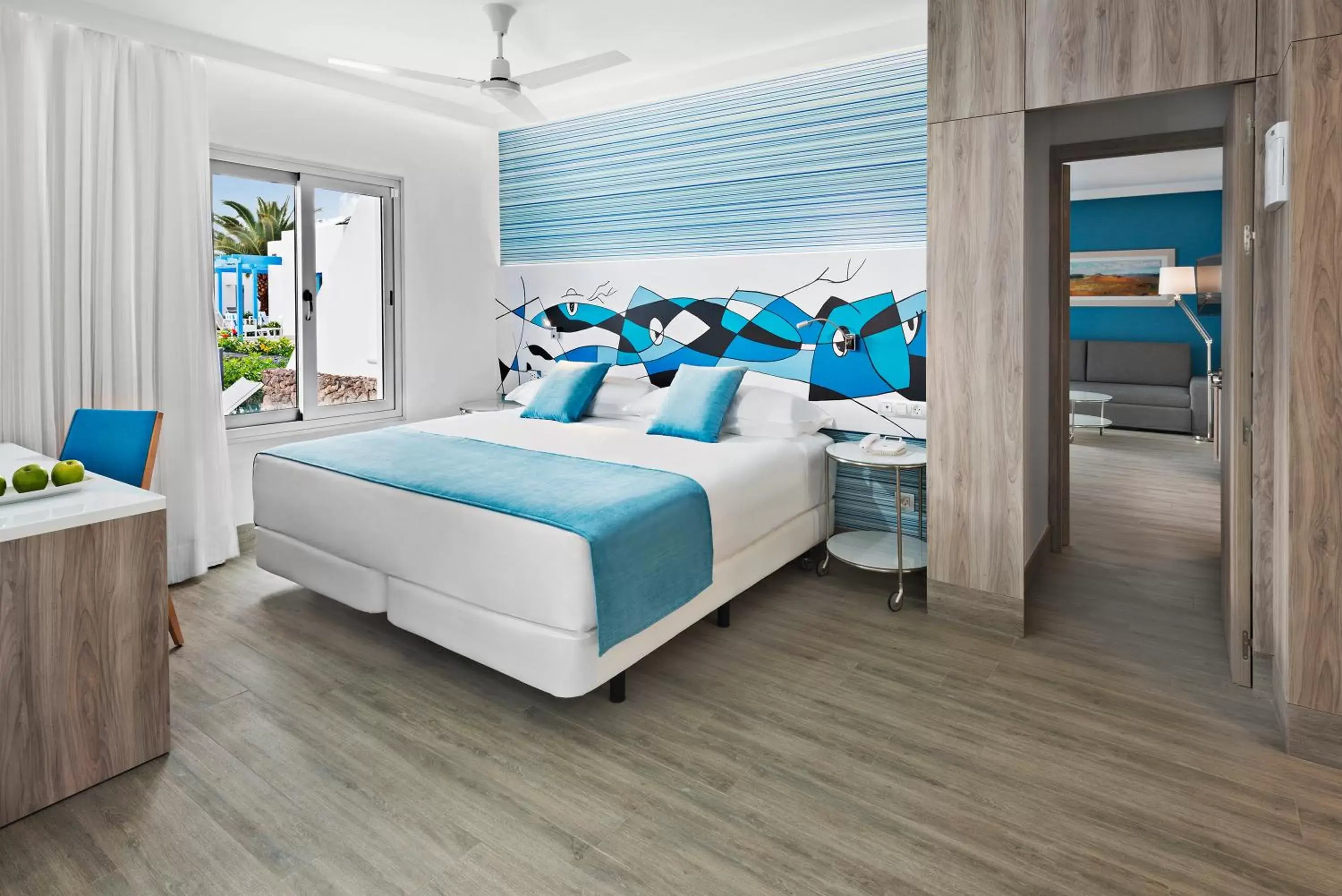 Bedroom, Bed in Elba Lanzarote Royal Village Resort