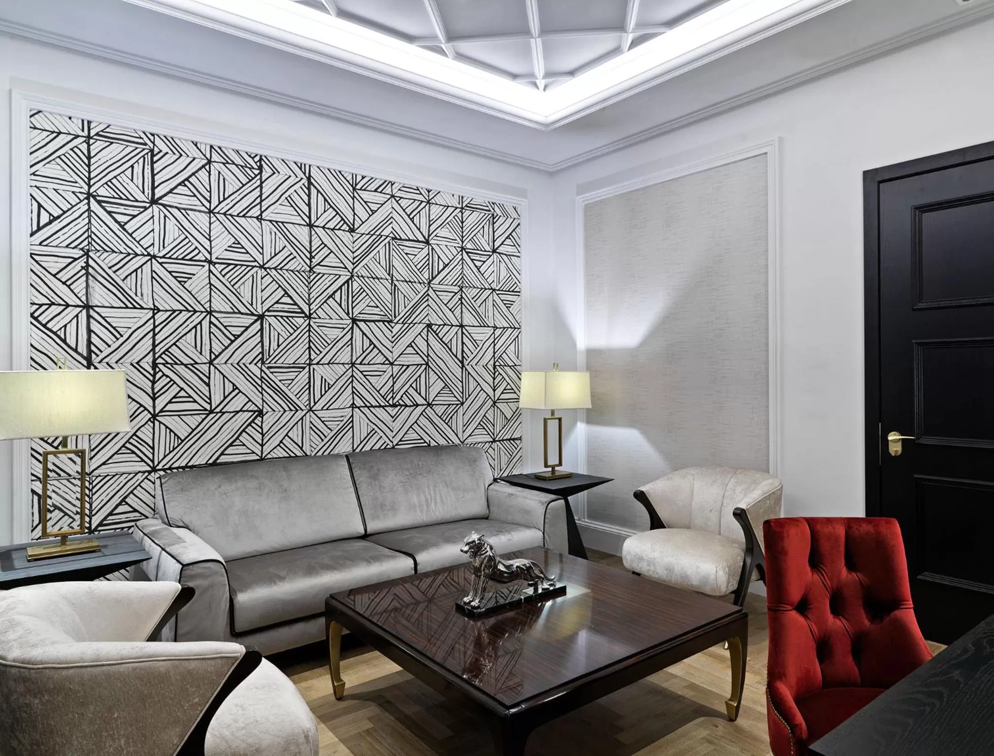 Seating area in Albergo Gelsomino