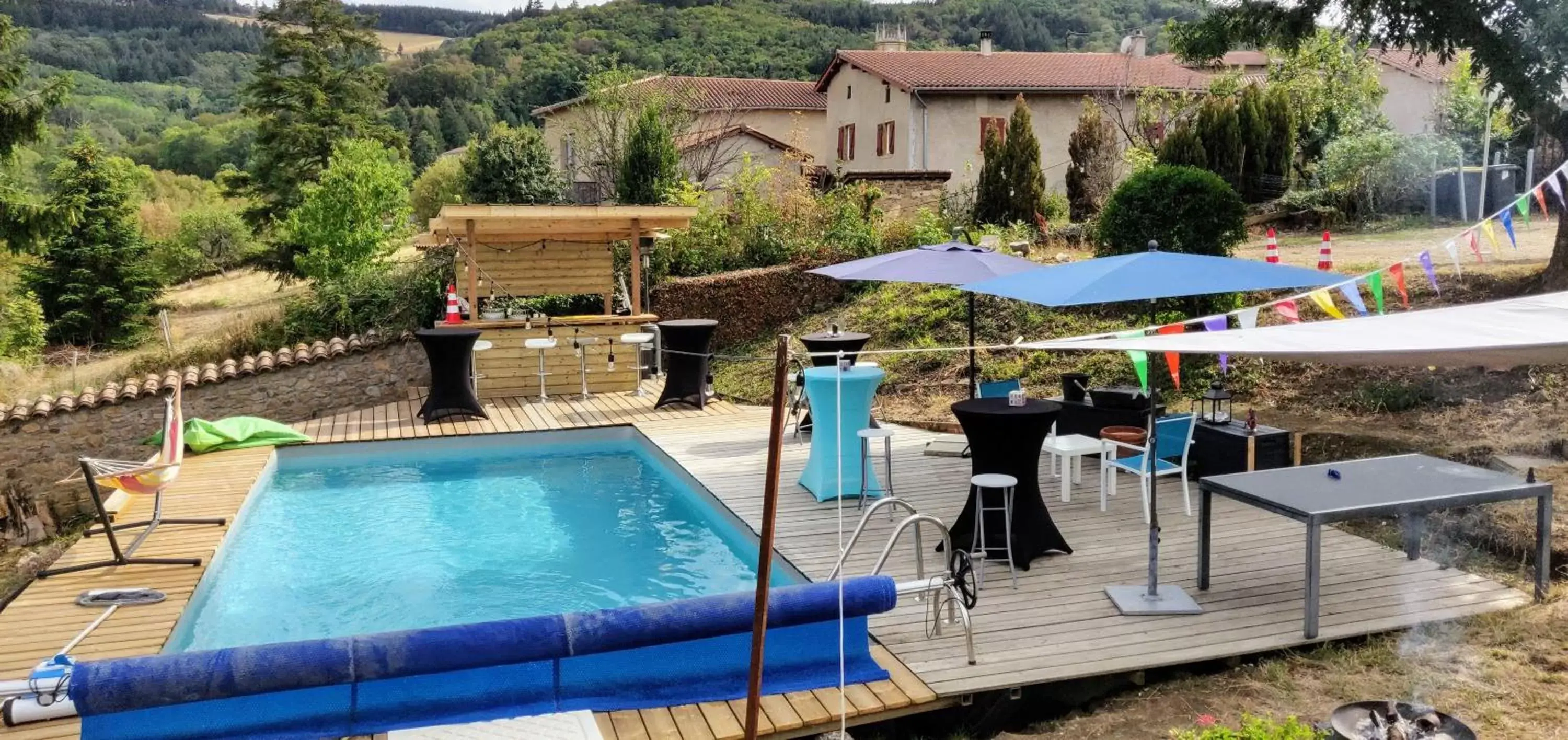 Swimming pool, Pool View in Halte du Vert Coteau