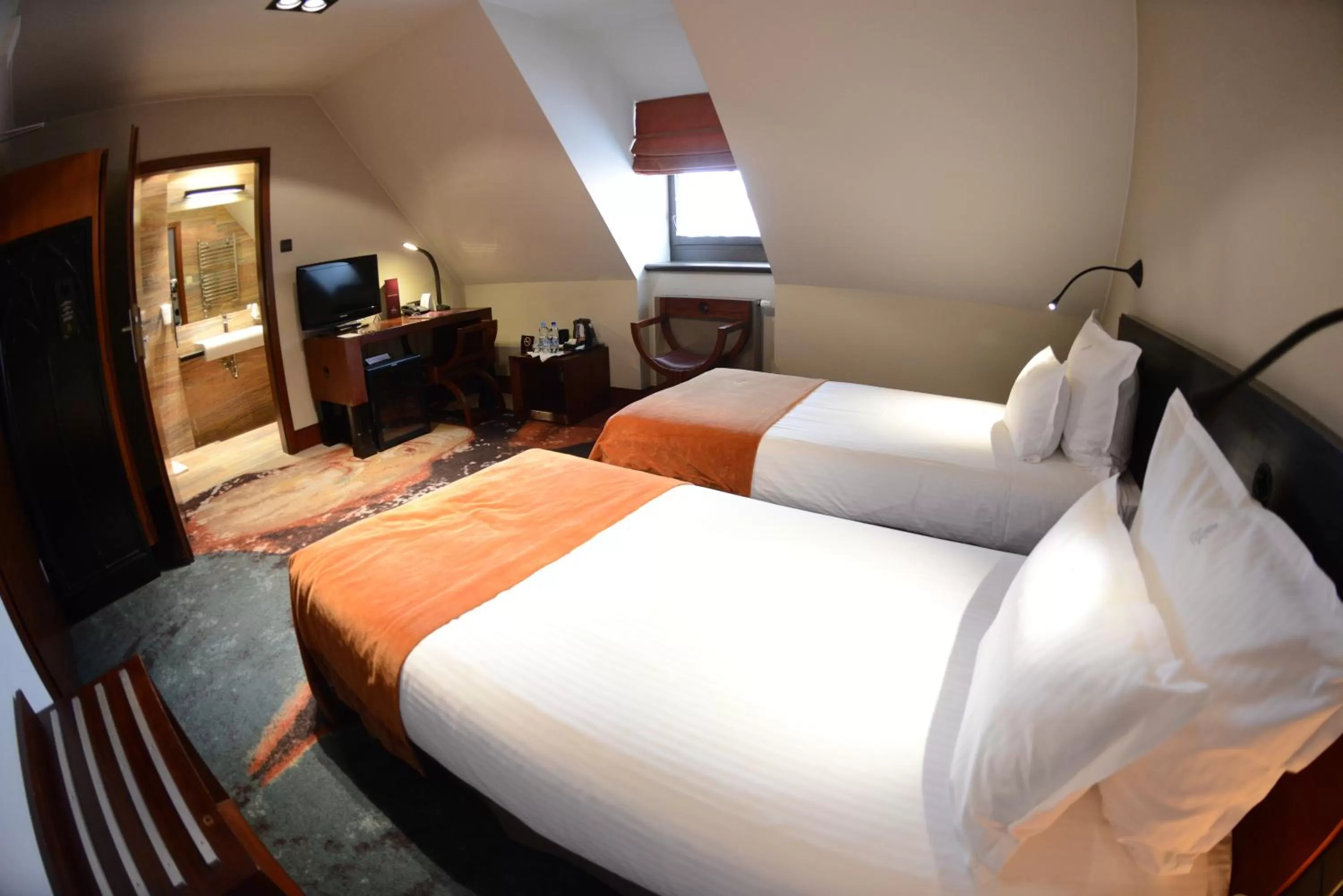 Bed in Hotel Krasicki