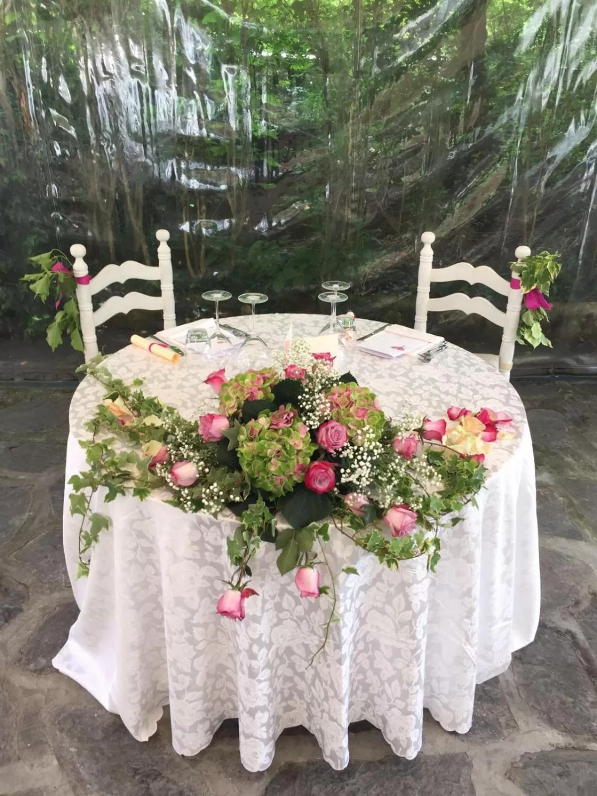 Decorative detail in Le Querce Hotel