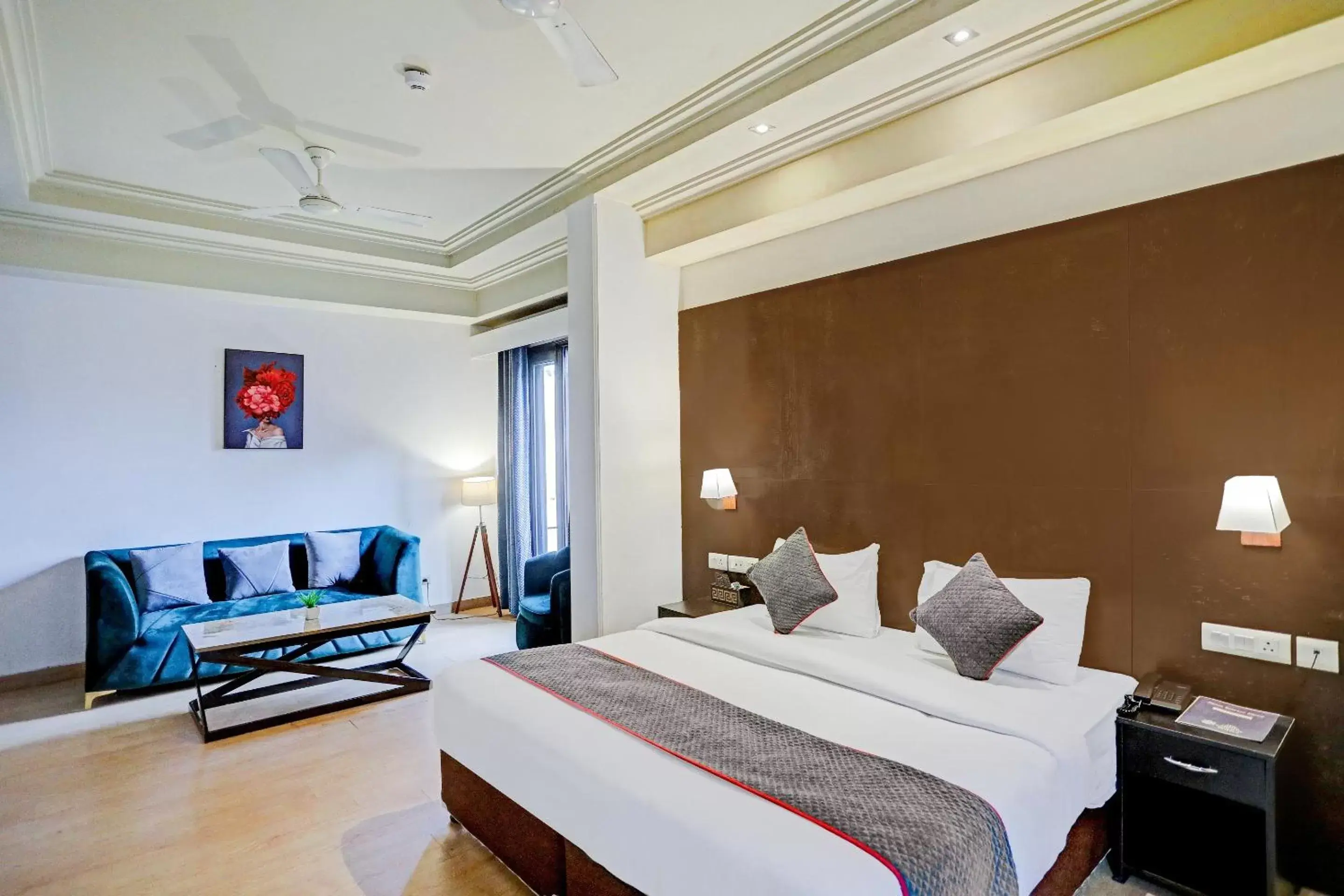 Bedroom, Bed in The Orion - Greater Kailash