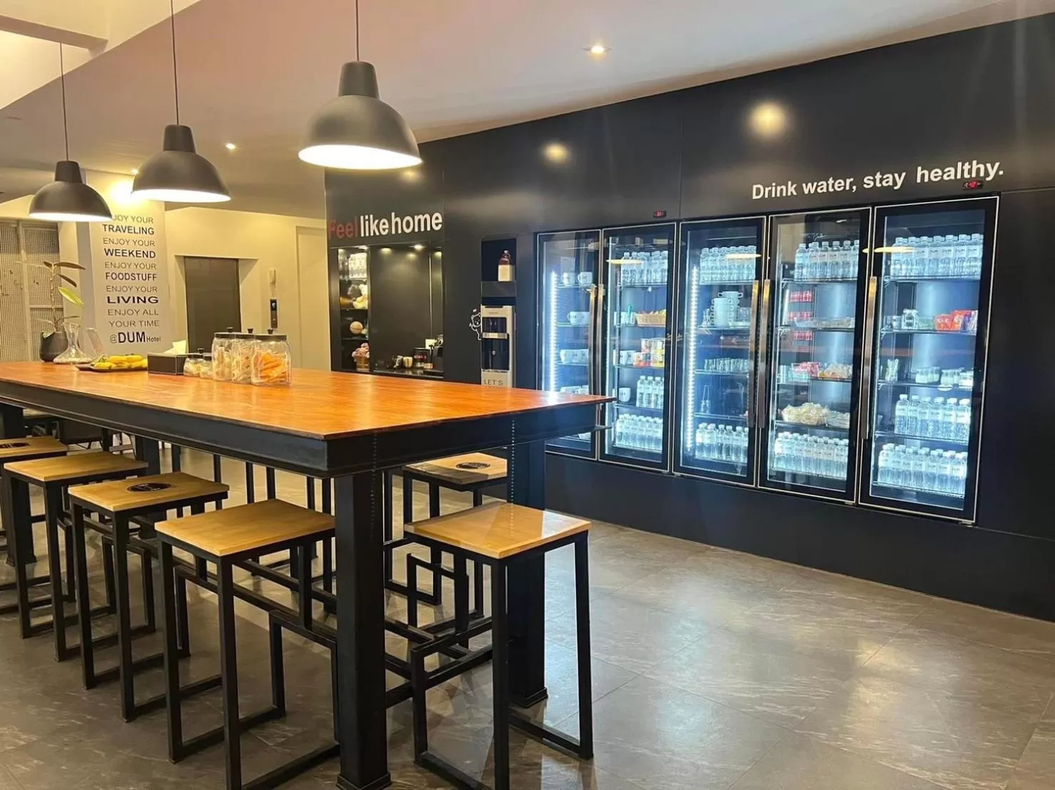 Lobby or reception in DUM Hotel - Si Phum