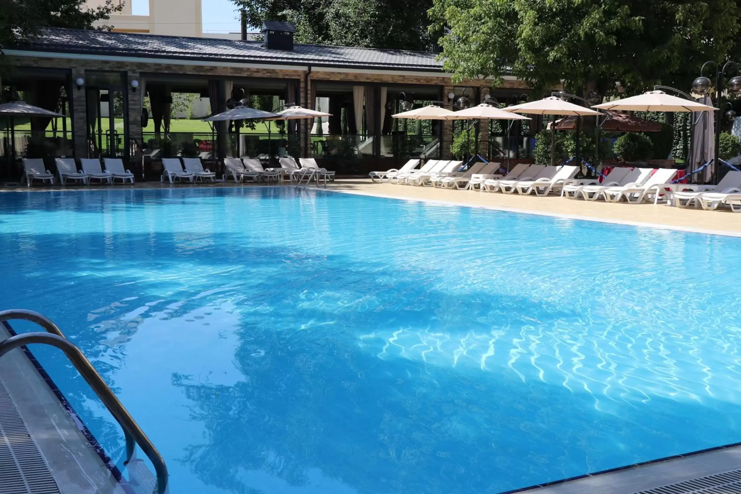 Pool view in Radisson Blu Hotel, Tashkent