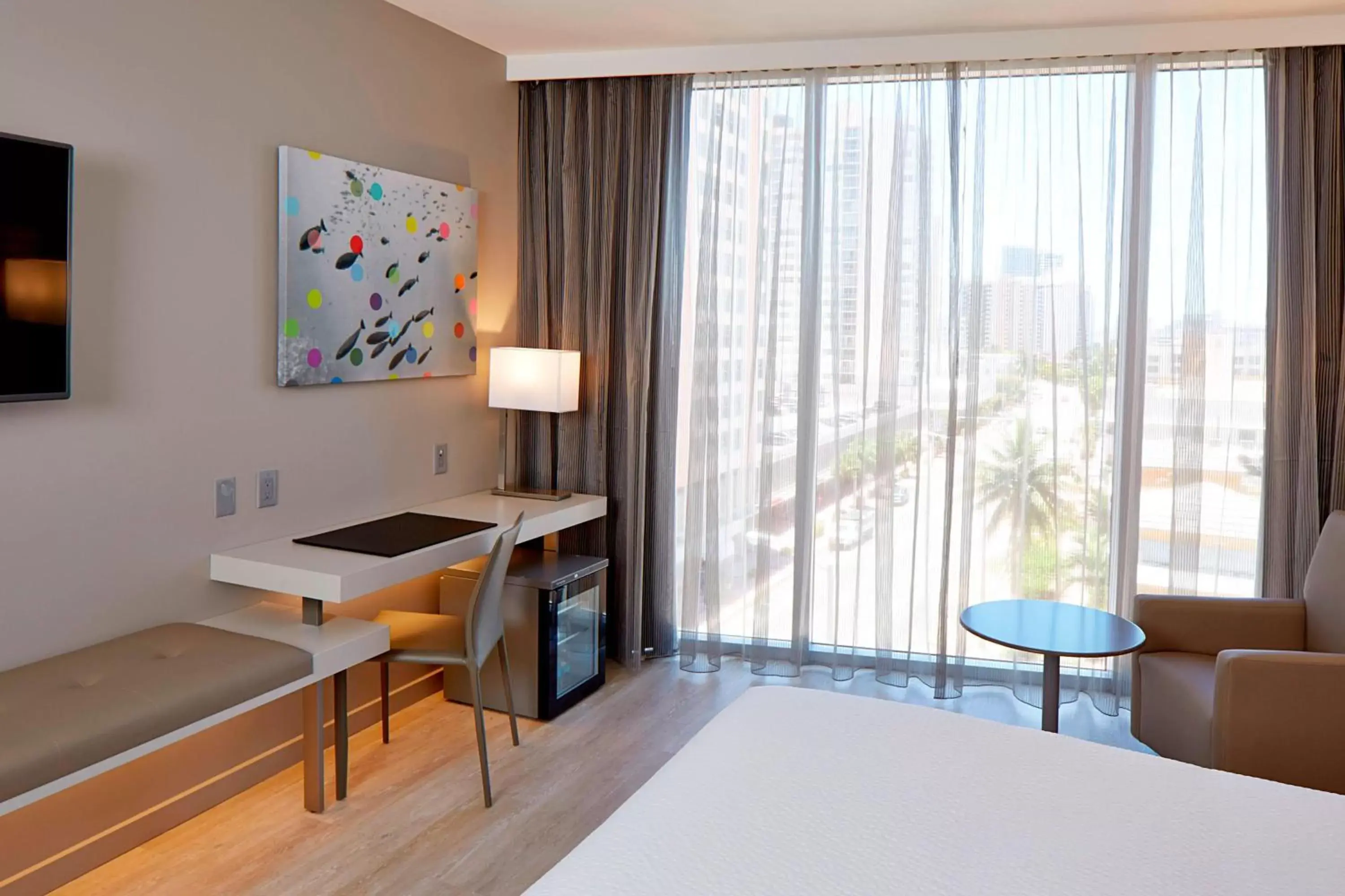 Photo of the whole room, Bed in AC Hotel by Marriott Miami Beach