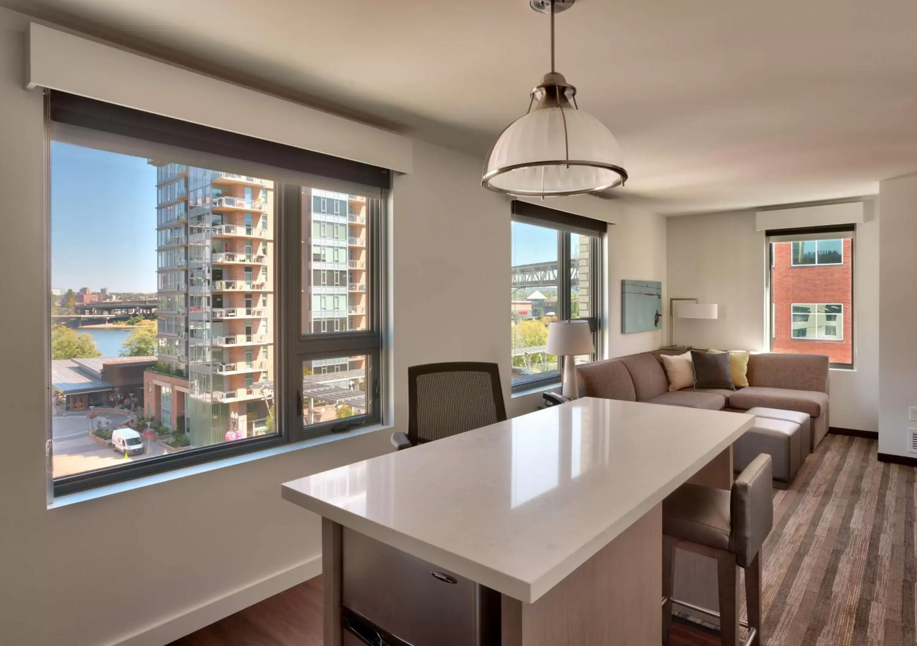 Photo of the whole room in Hyatt House Portland / Downtown