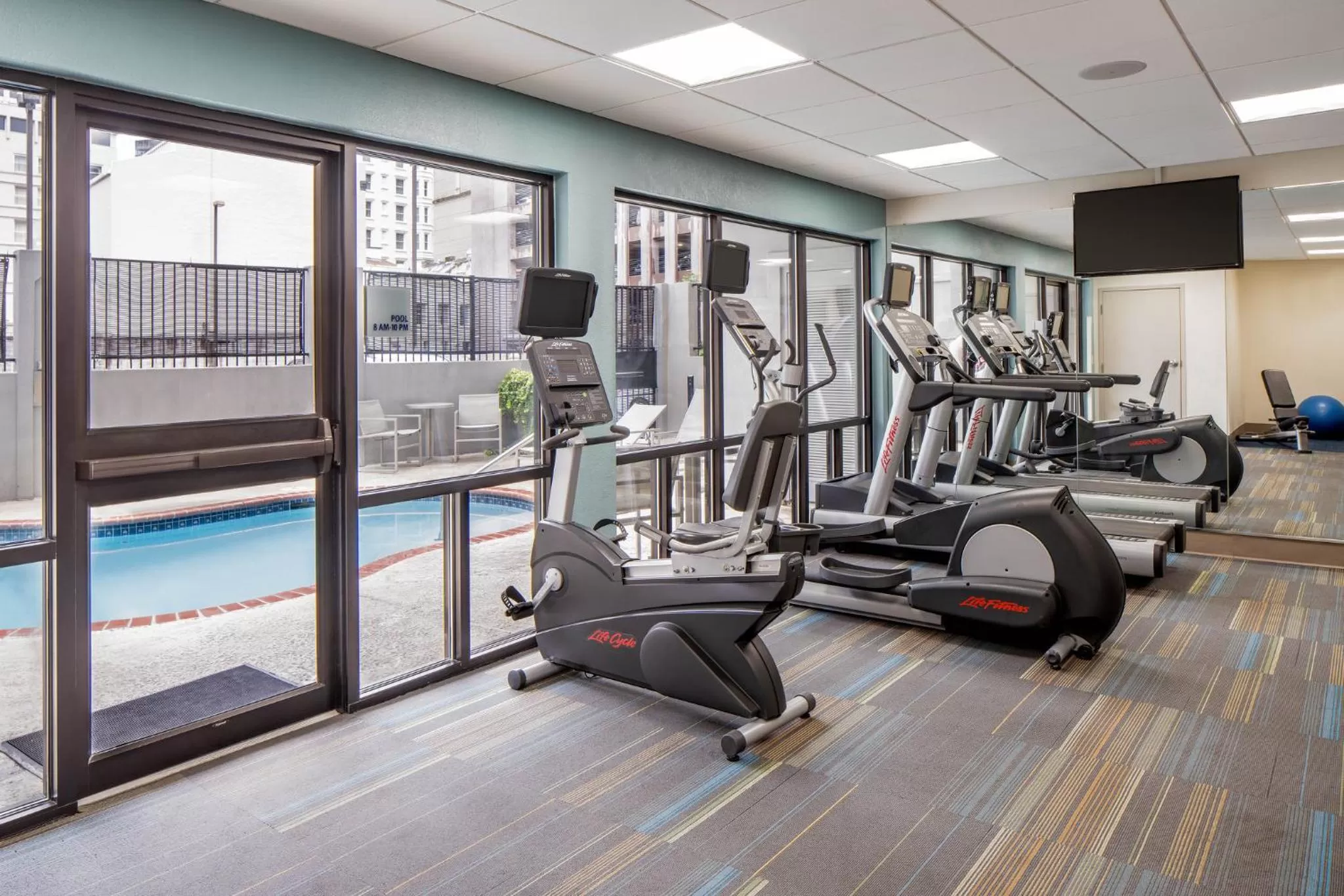 Fitness centre/facilities in Holiday Inn Express New Orleans Downtown by IHG