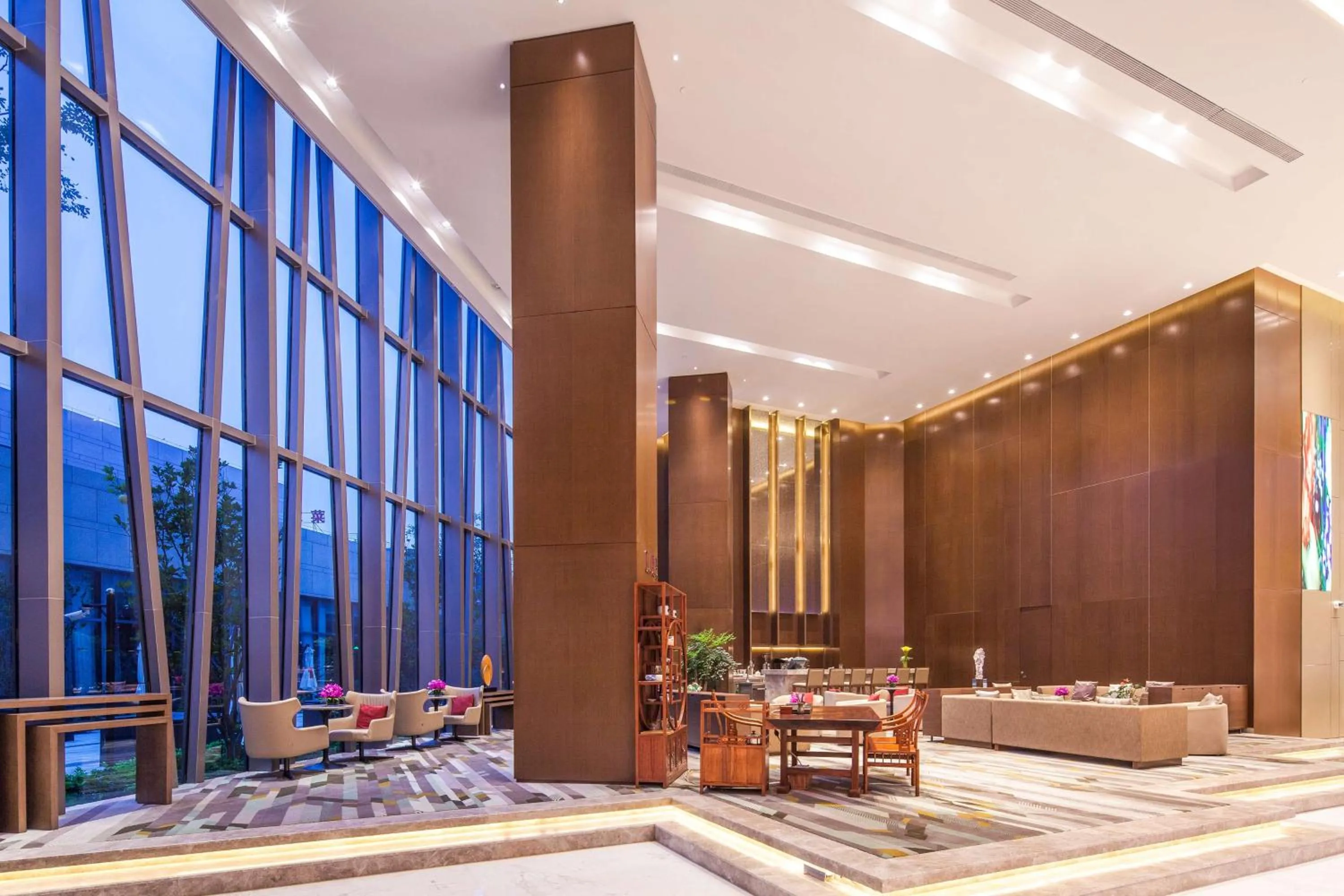 Lounge or bar, Lobby/Reception in Radisson Exhibition Center Shanghai