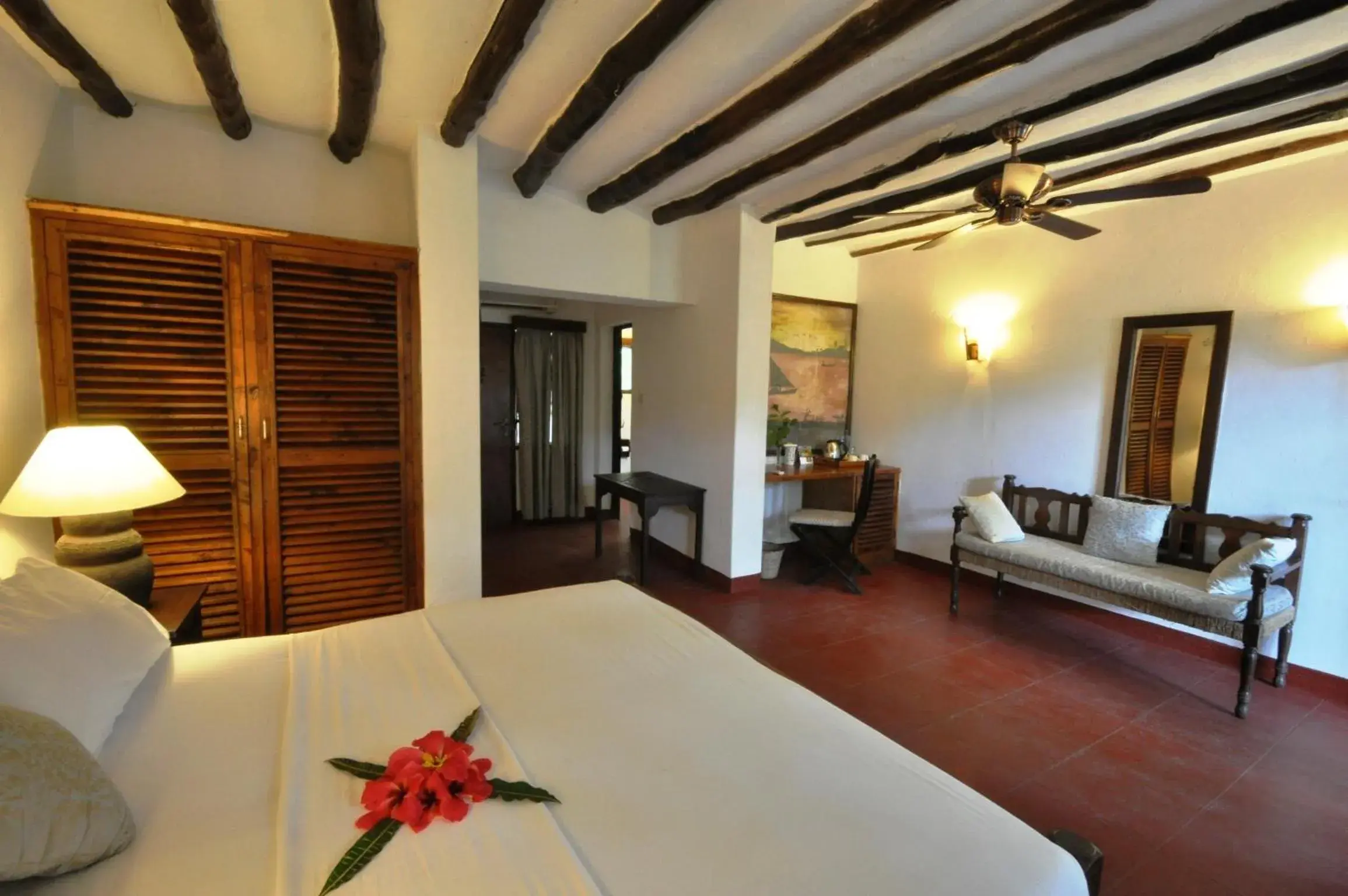 Bed, Seating Area in Baobab Sea Lodge