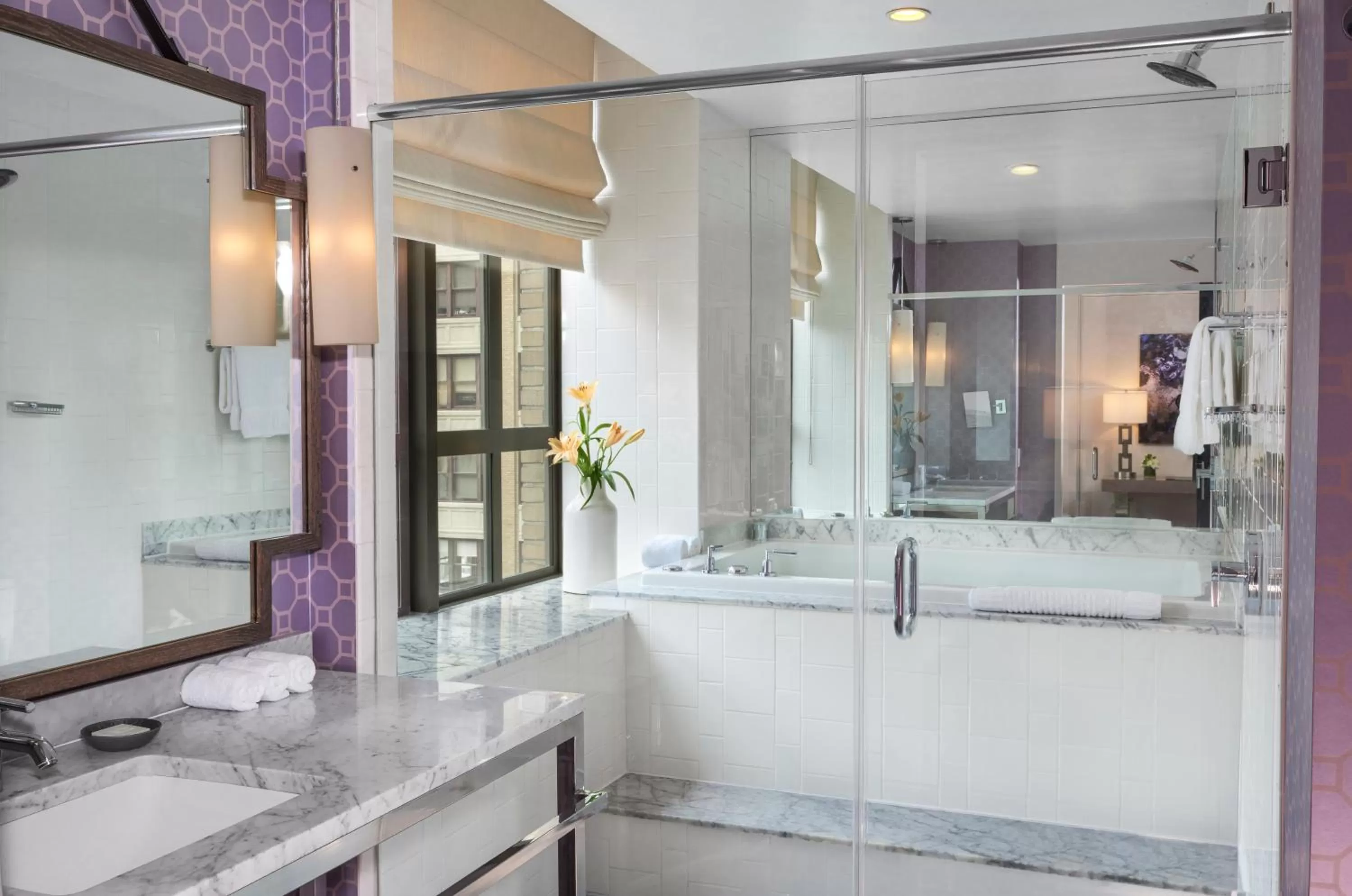 Bathroom in Kimpton Hotel Palomar Philadelphia by IHG
