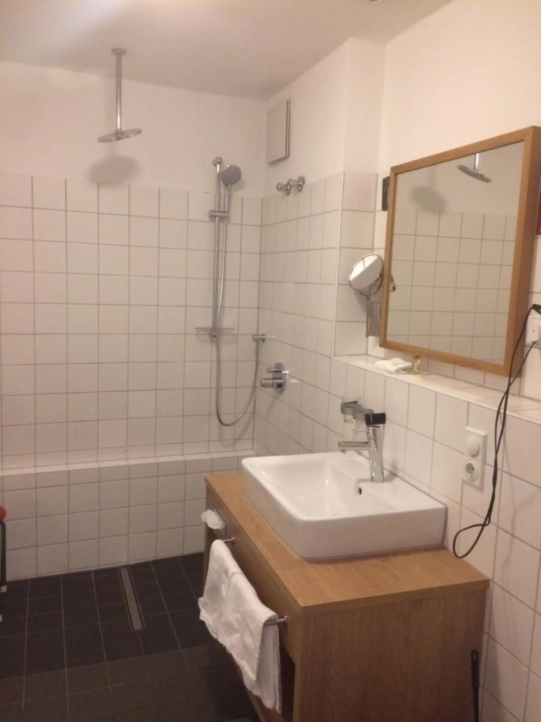 Shower, Bathroom in Hotel Hartl's Lindenmühle