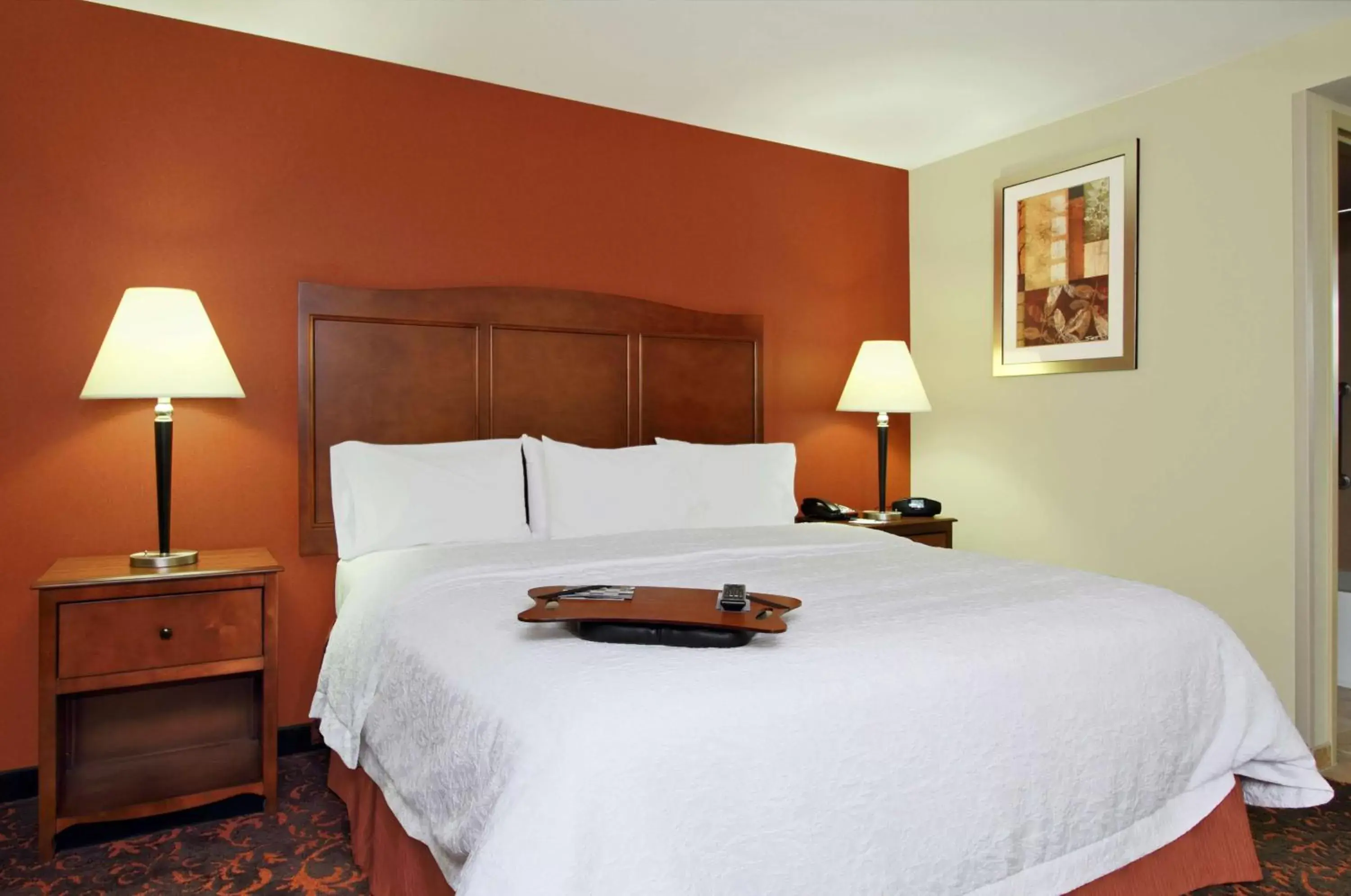 Bed in Hampton Inn & Suites Exmore - Eastern Shore