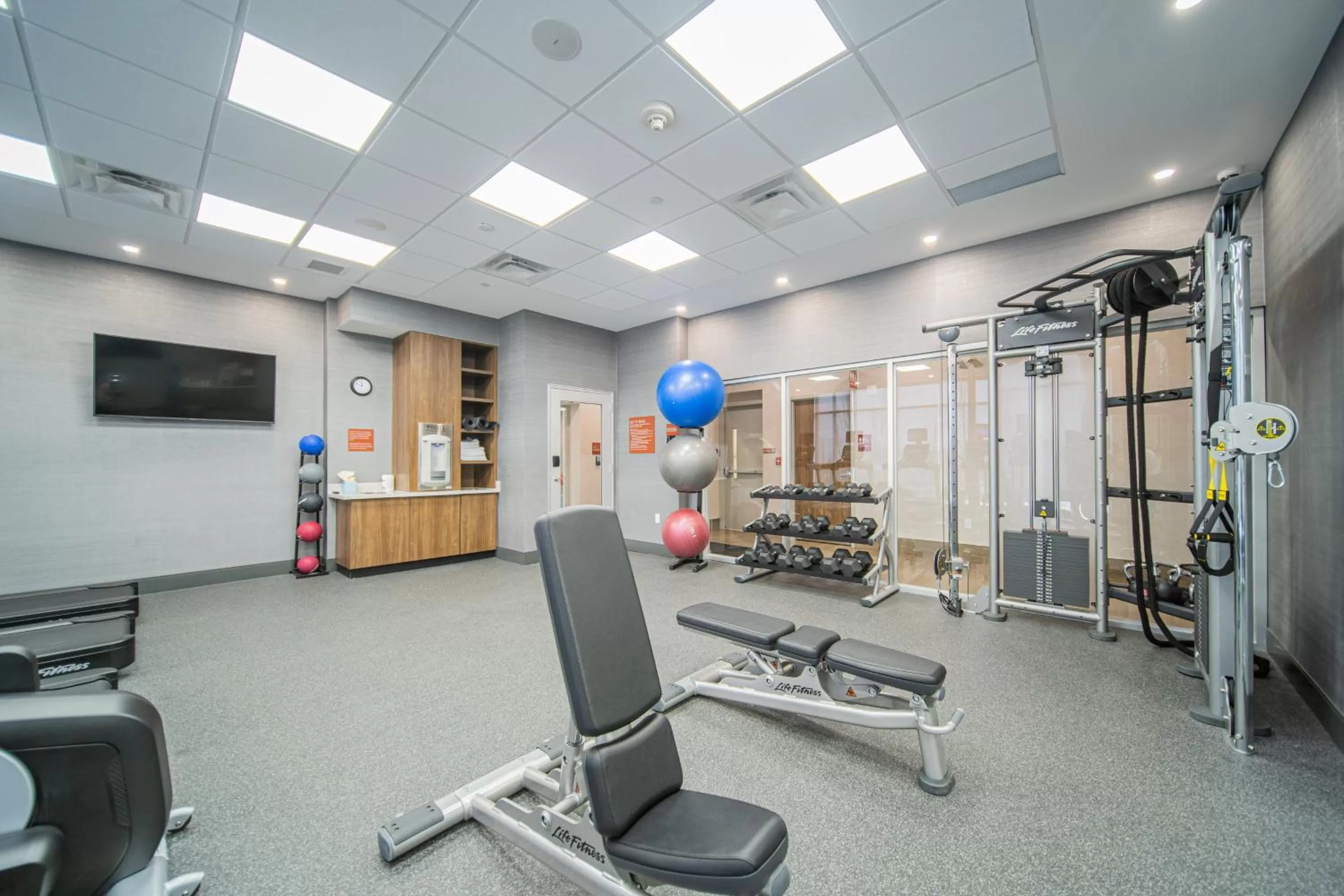 Fitness centre/facilities in TownePlace Suites by Marriott Brantford and Conference Centre