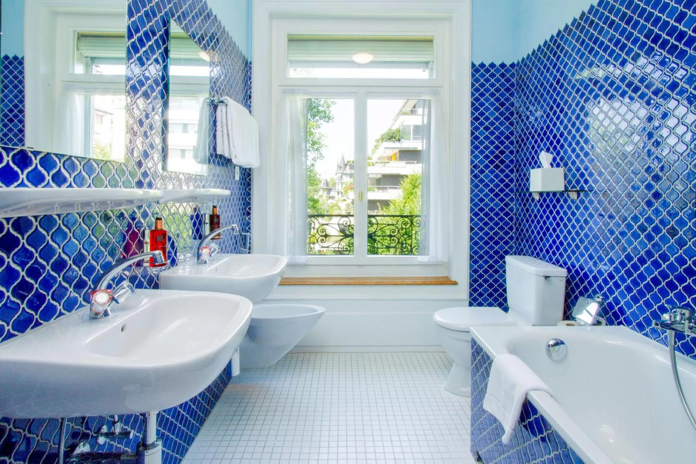 Bathroom in Hotel Beau Séjour Lucerne