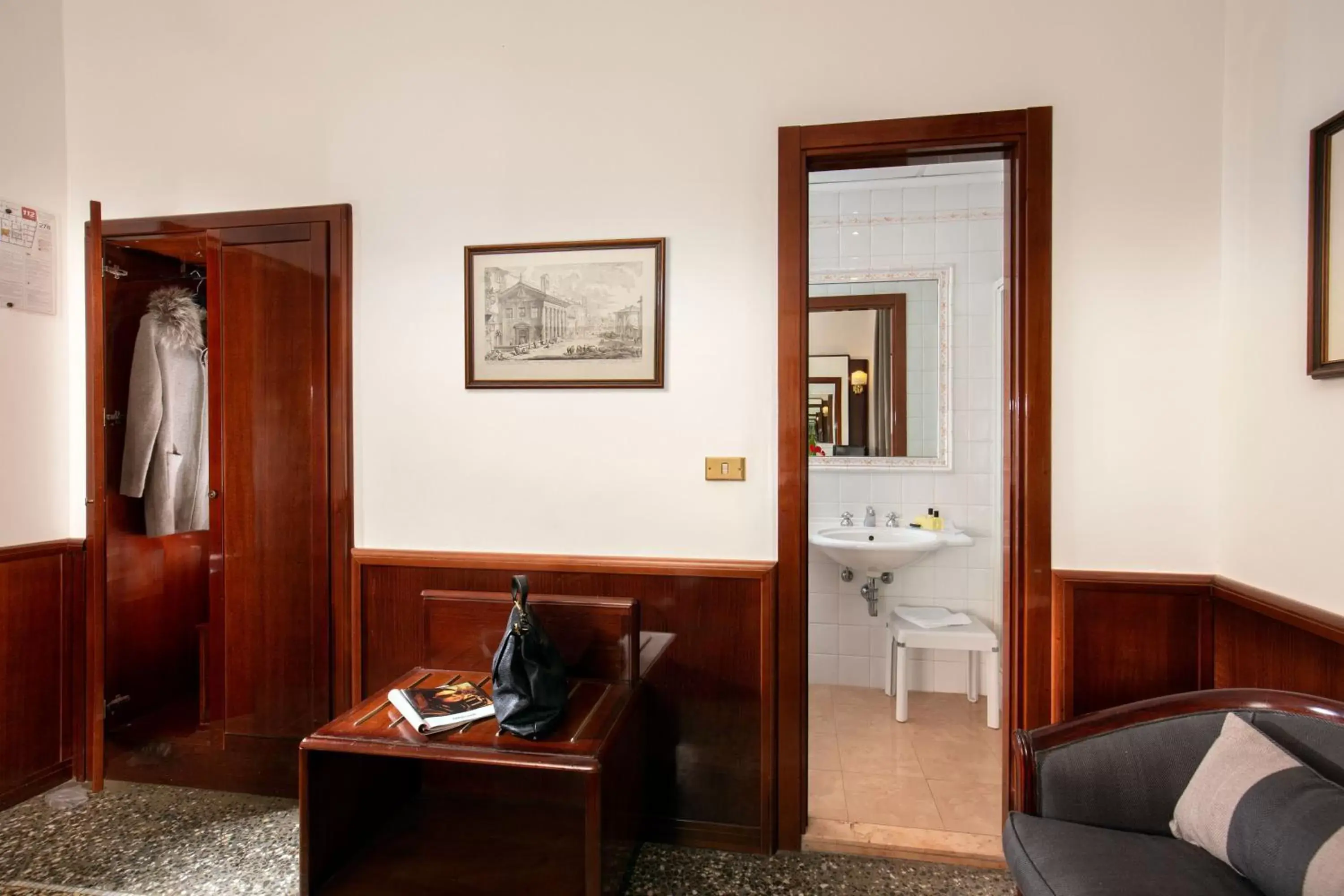 Seating area, TV/Entertainment Center in Hotel Nord Nuova Roma