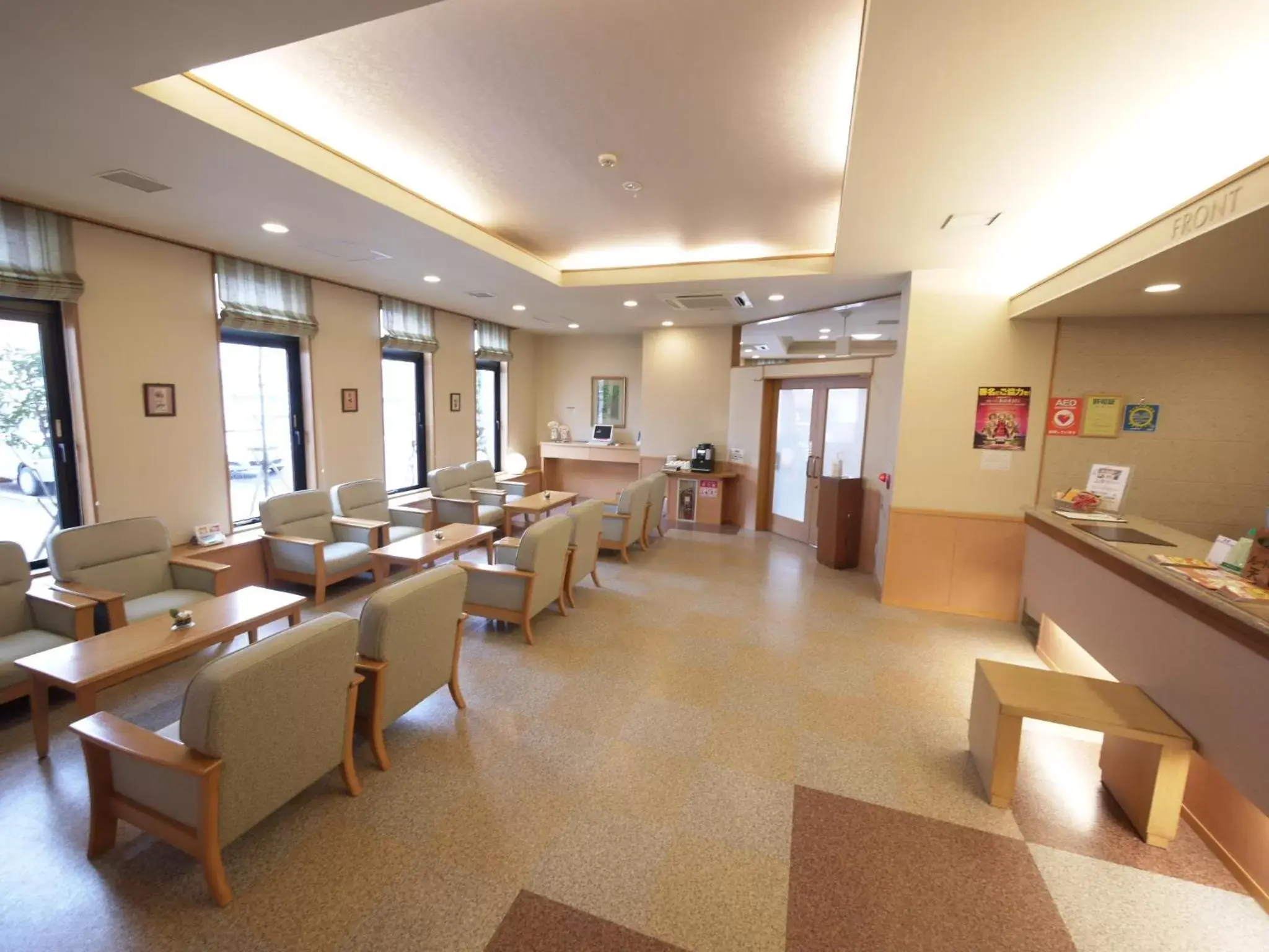 Lobby or reception in Hotel Route-Inn Tendo Lobby or reception in Hotel Route-Inn Tendo