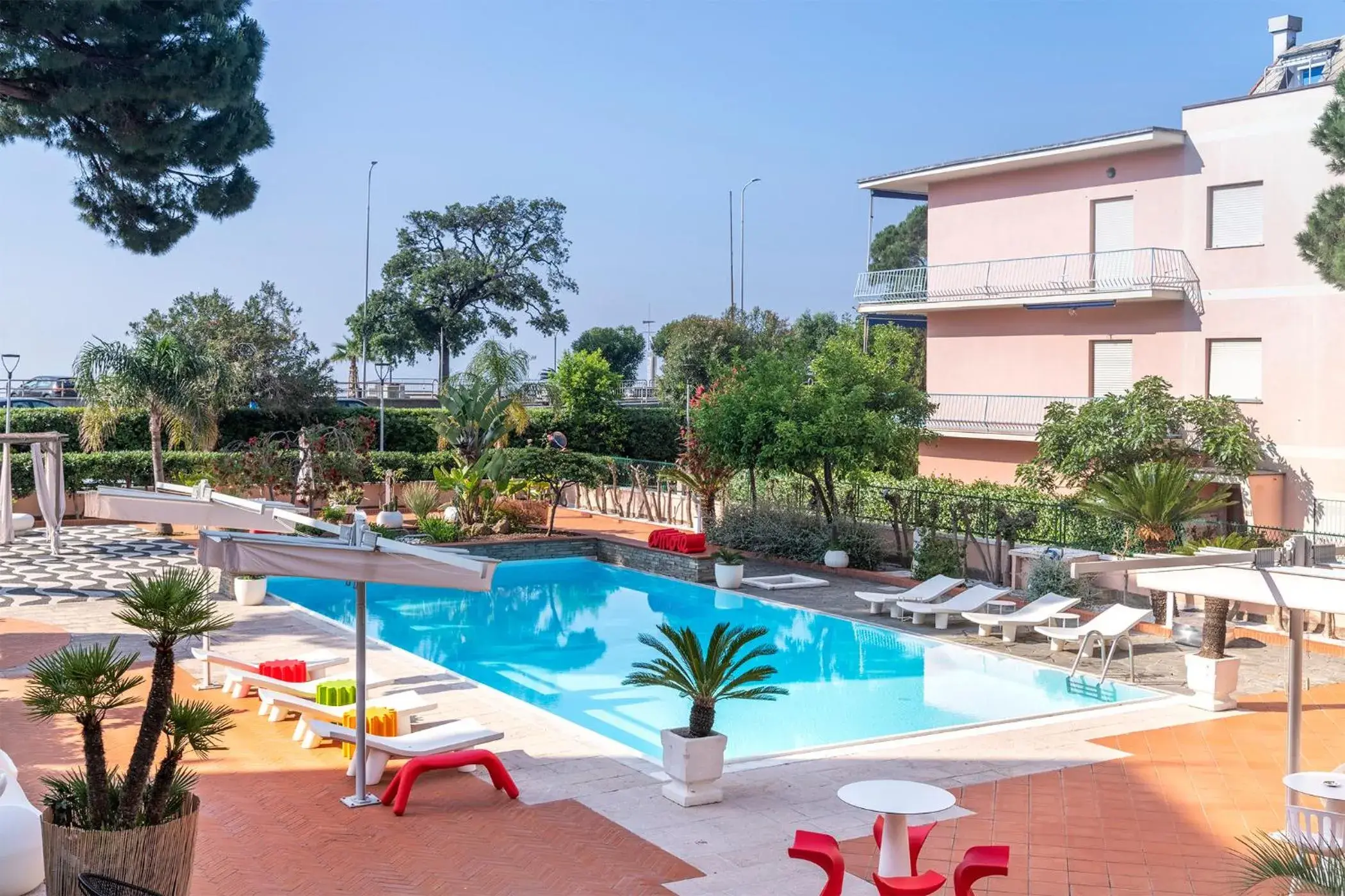 Property building, Swimming Pool in Hotel San Michele