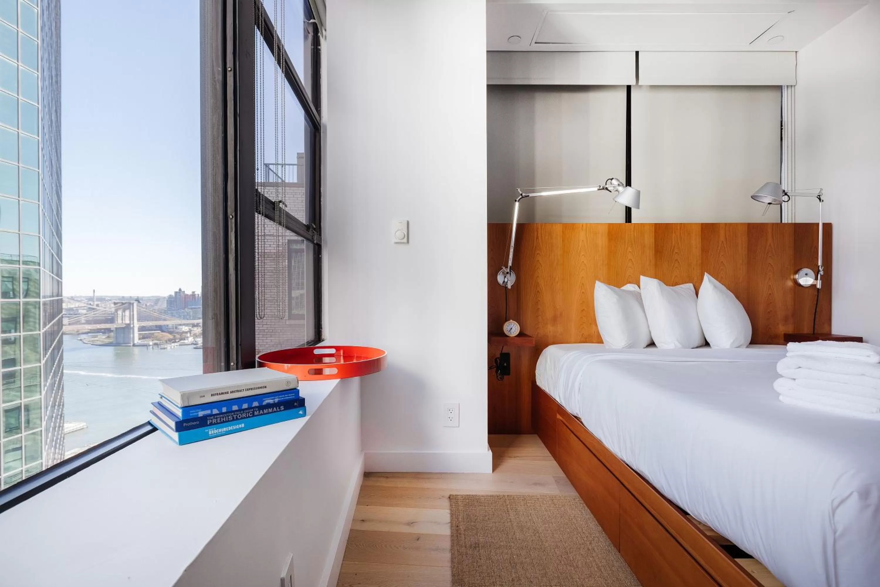 Bed in Placemakr Wall Street