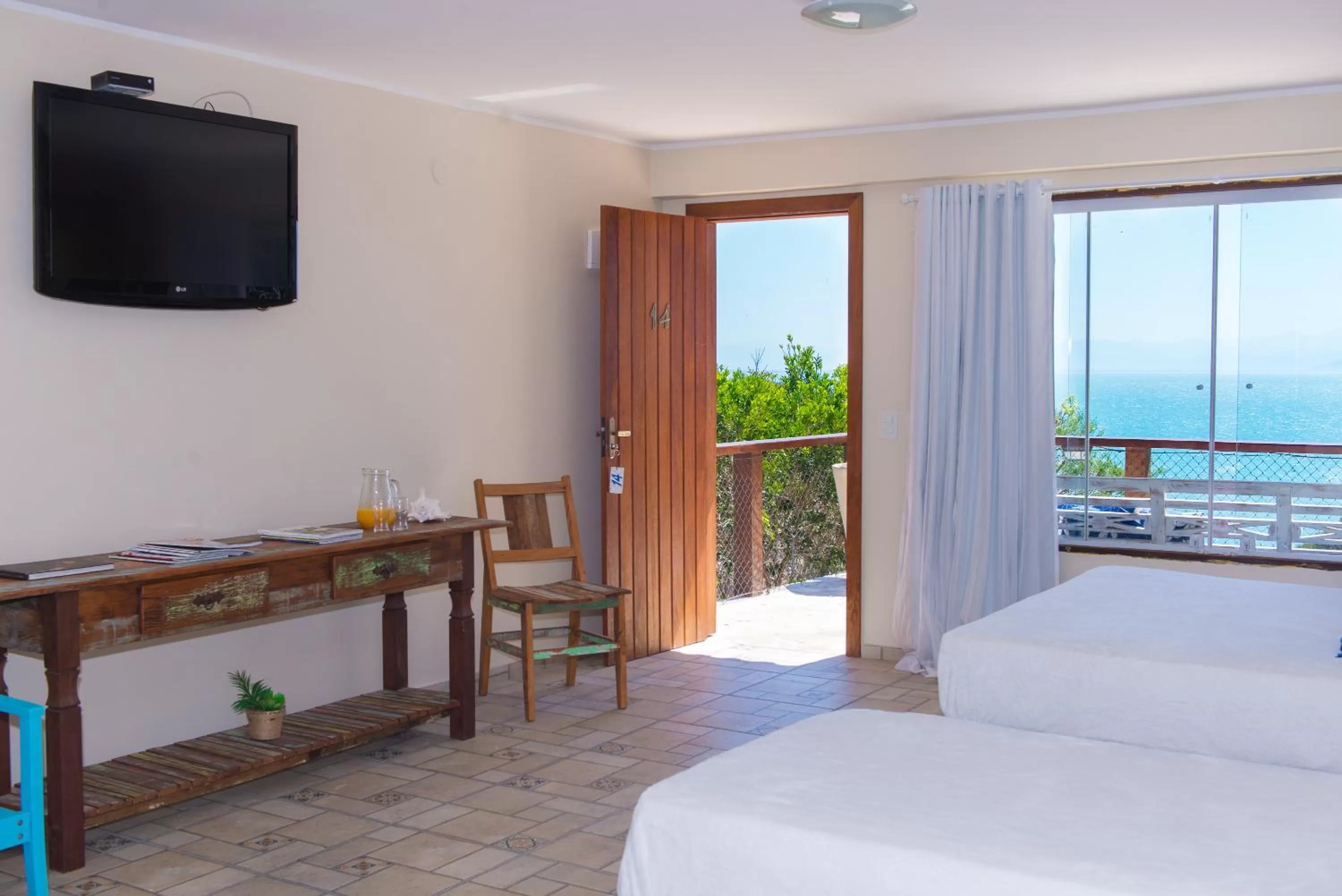 TV and multimedia, Bed in Pousada La Dolce Vita