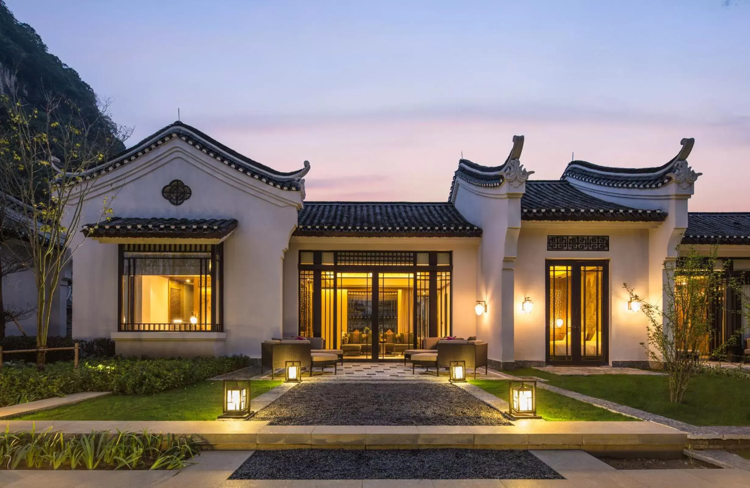 Garden, Property Building in Banyan Tree Yangshuo