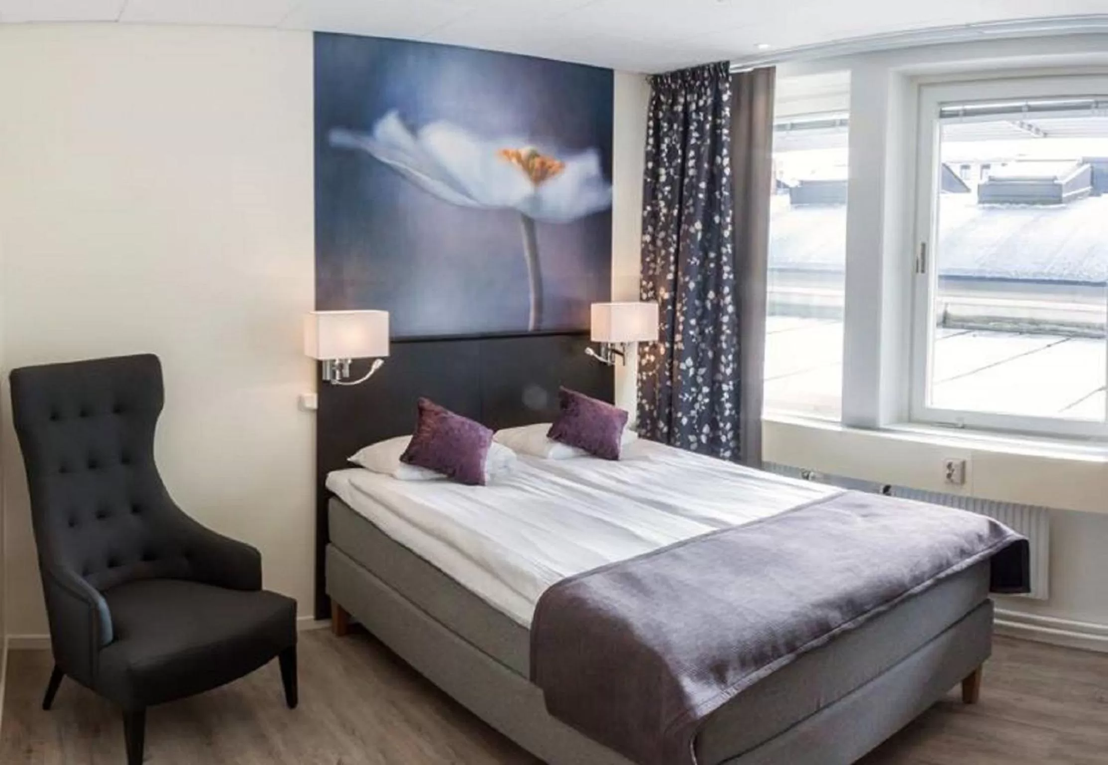 Bed in STF Hotell Rum Oscar