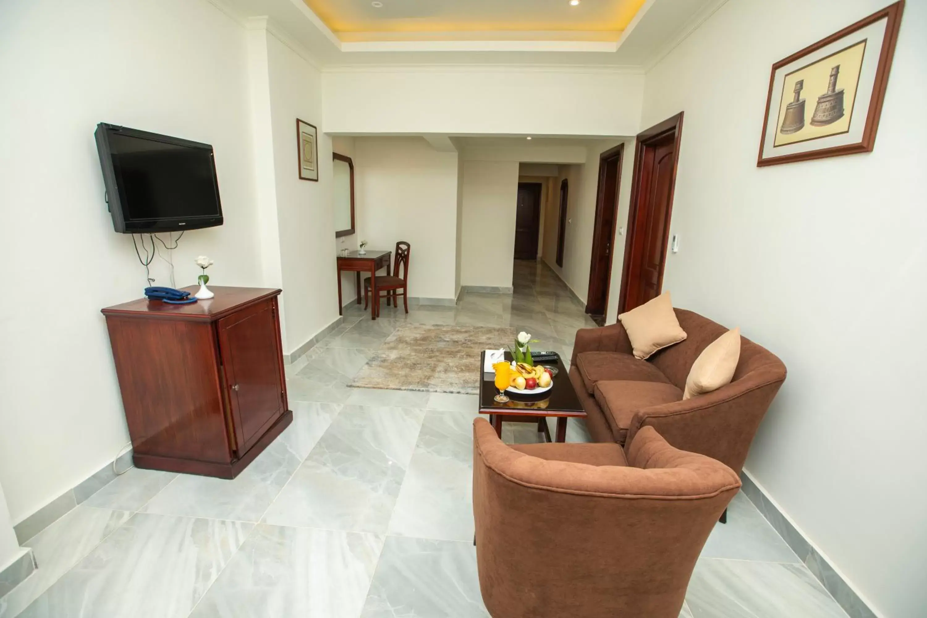 Communal lounge/ TV room, Seating Area in AIFU Hotel El Montazah Alexandria