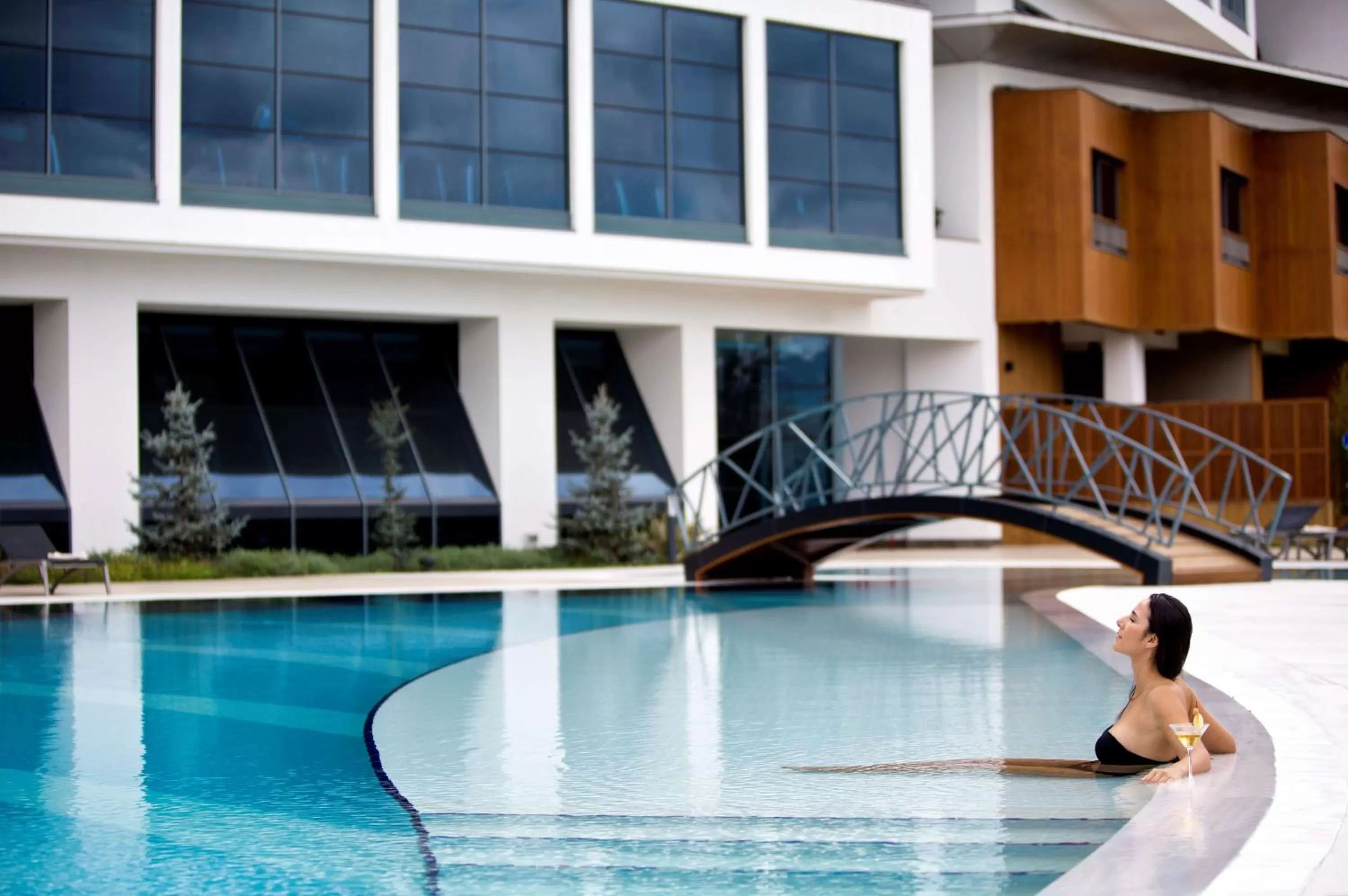 Pool view in Radisson Blu Hotel & Spa, Istanbul Tuzla