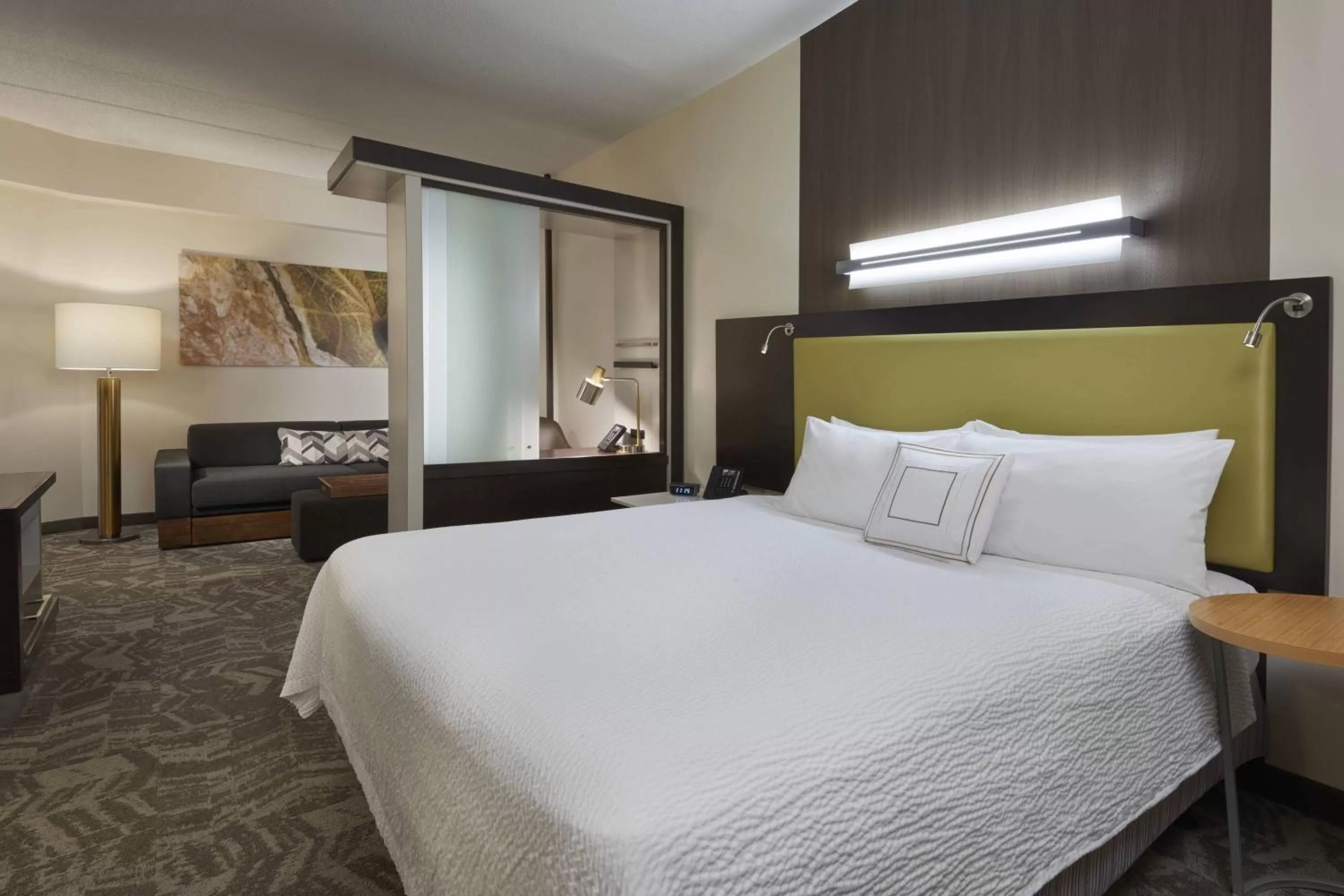 Photo of the whole room, Bed in SpringHill Suites by Marriott Toronto Vaughan