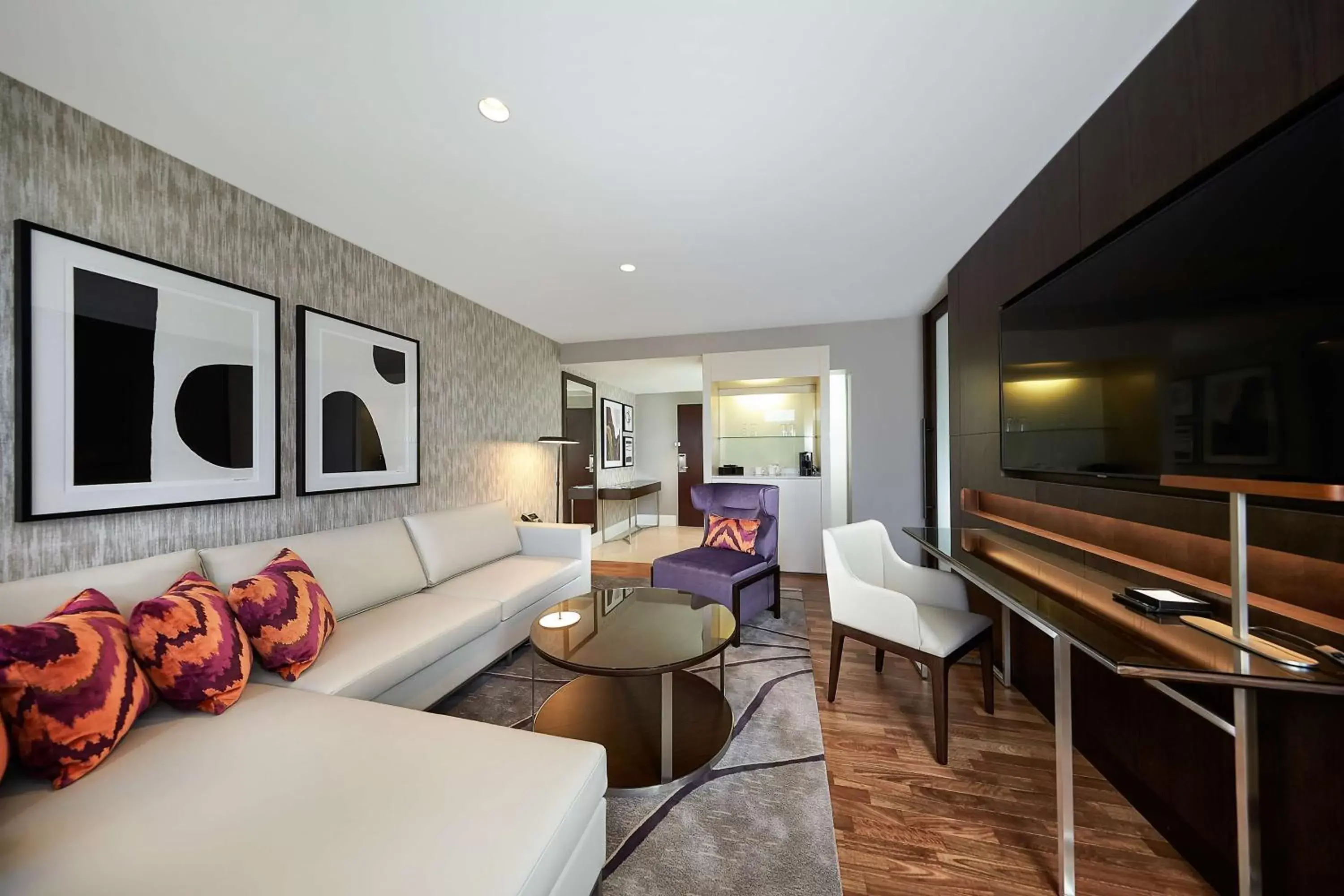 Living room, TV/Entertainment Center in Hilton Sydney