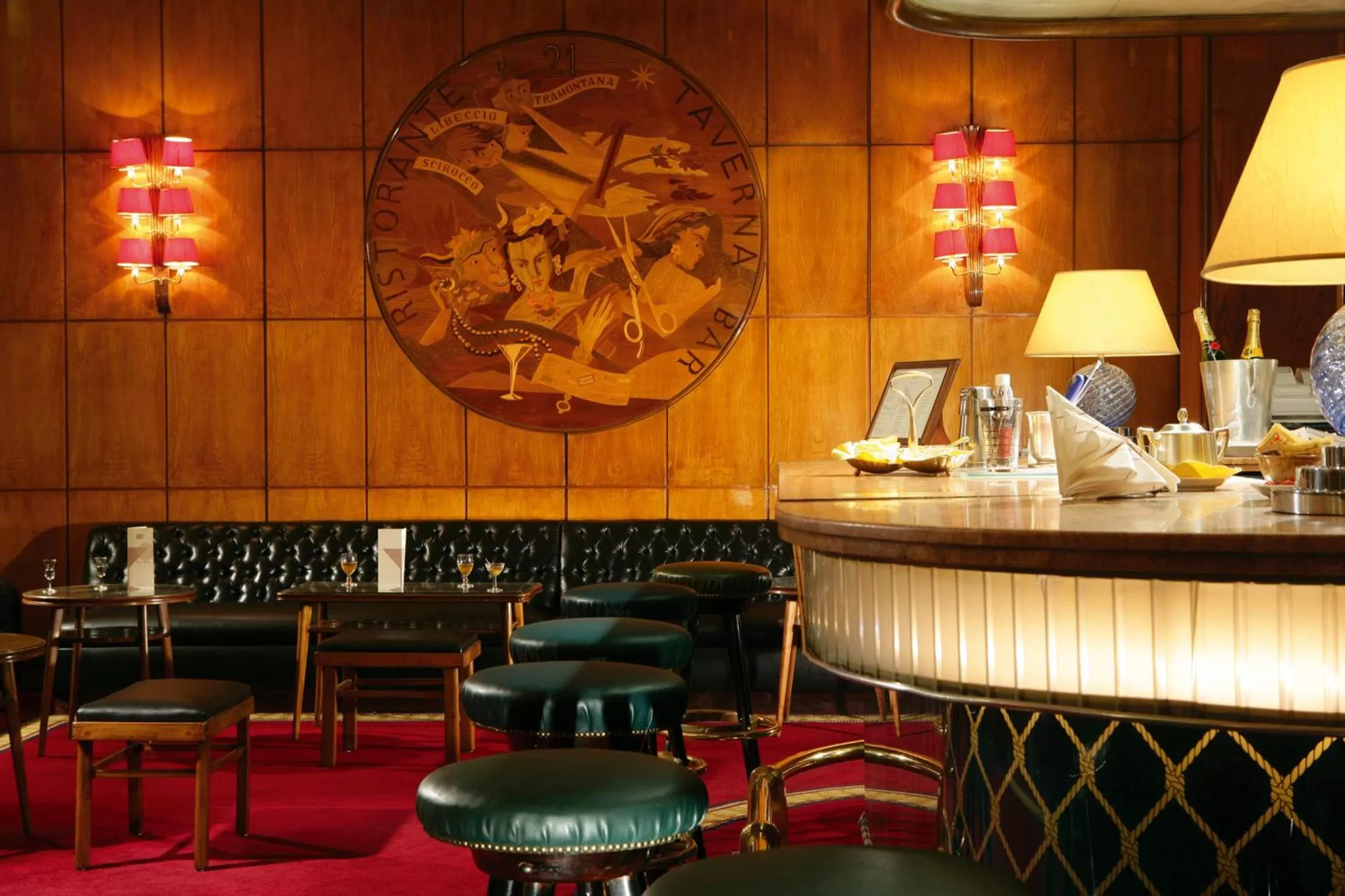 Lounge or bar in Bettoja Hotel Mediterraneo