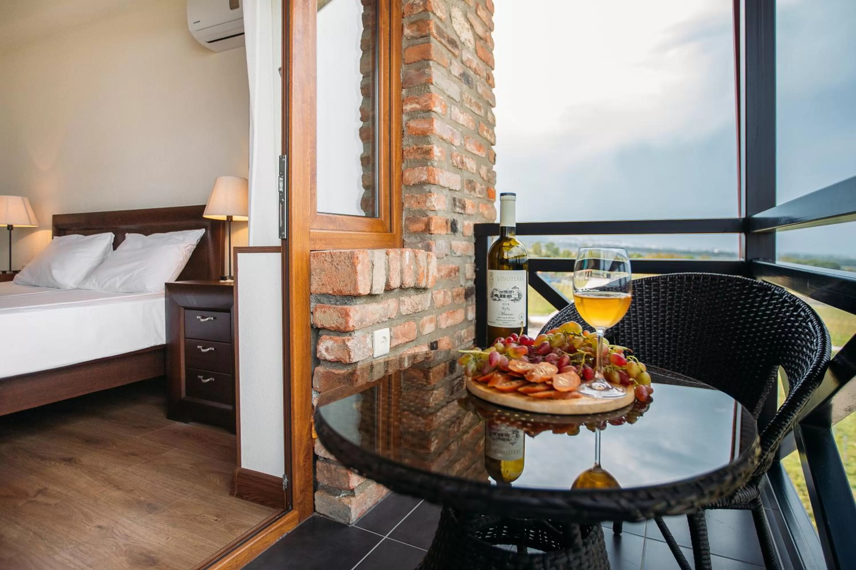 View (from property/room), Bed in Schuchmann Wines Château,Villas & SPA