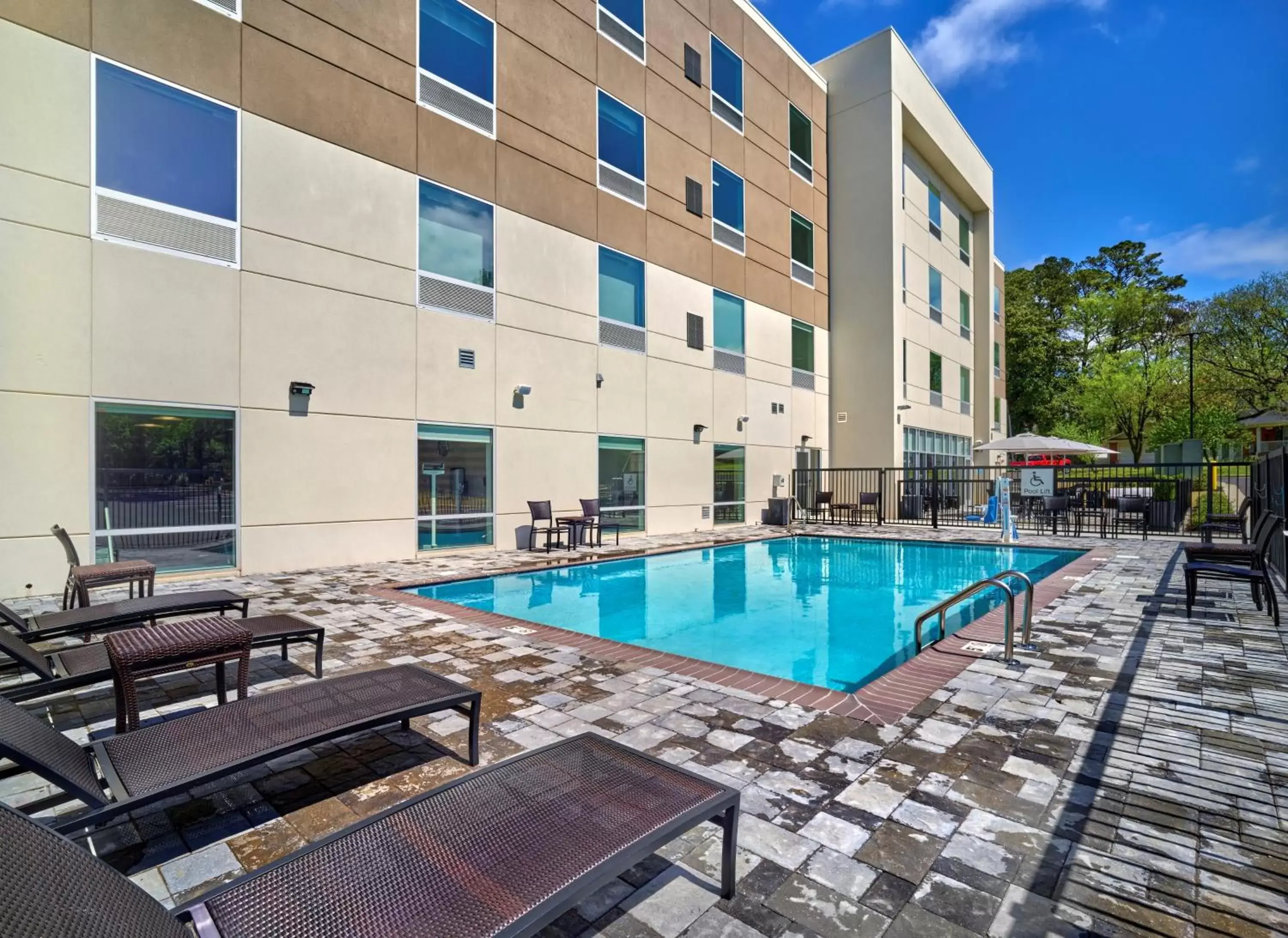 Swimming Pool in Holiday Inn Express - Huntsville Space Center, an IHG Hotel