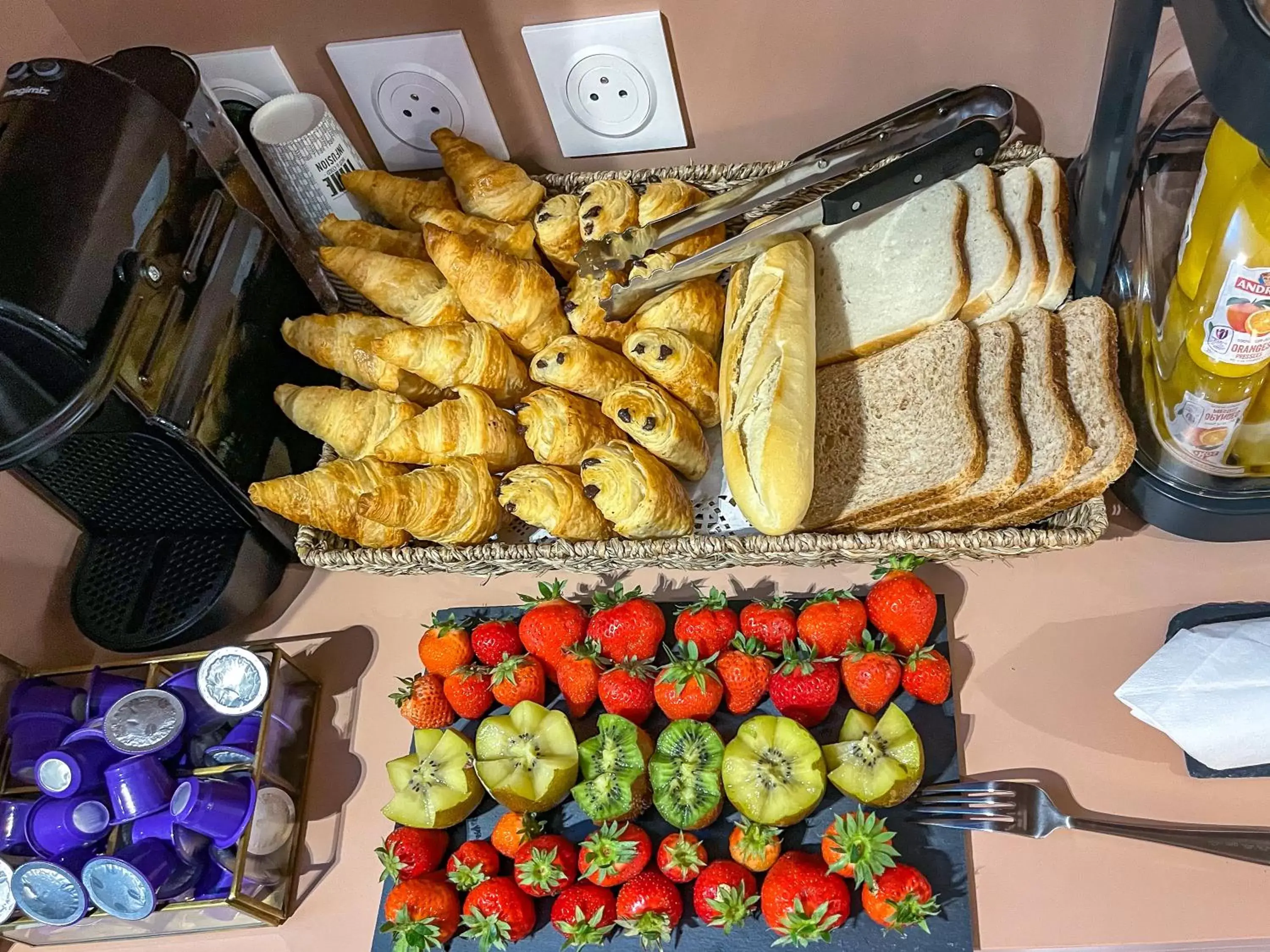 Buffet breakfast, Food in Aparthotel AMMI Nice Lafayette - Reopening 2023