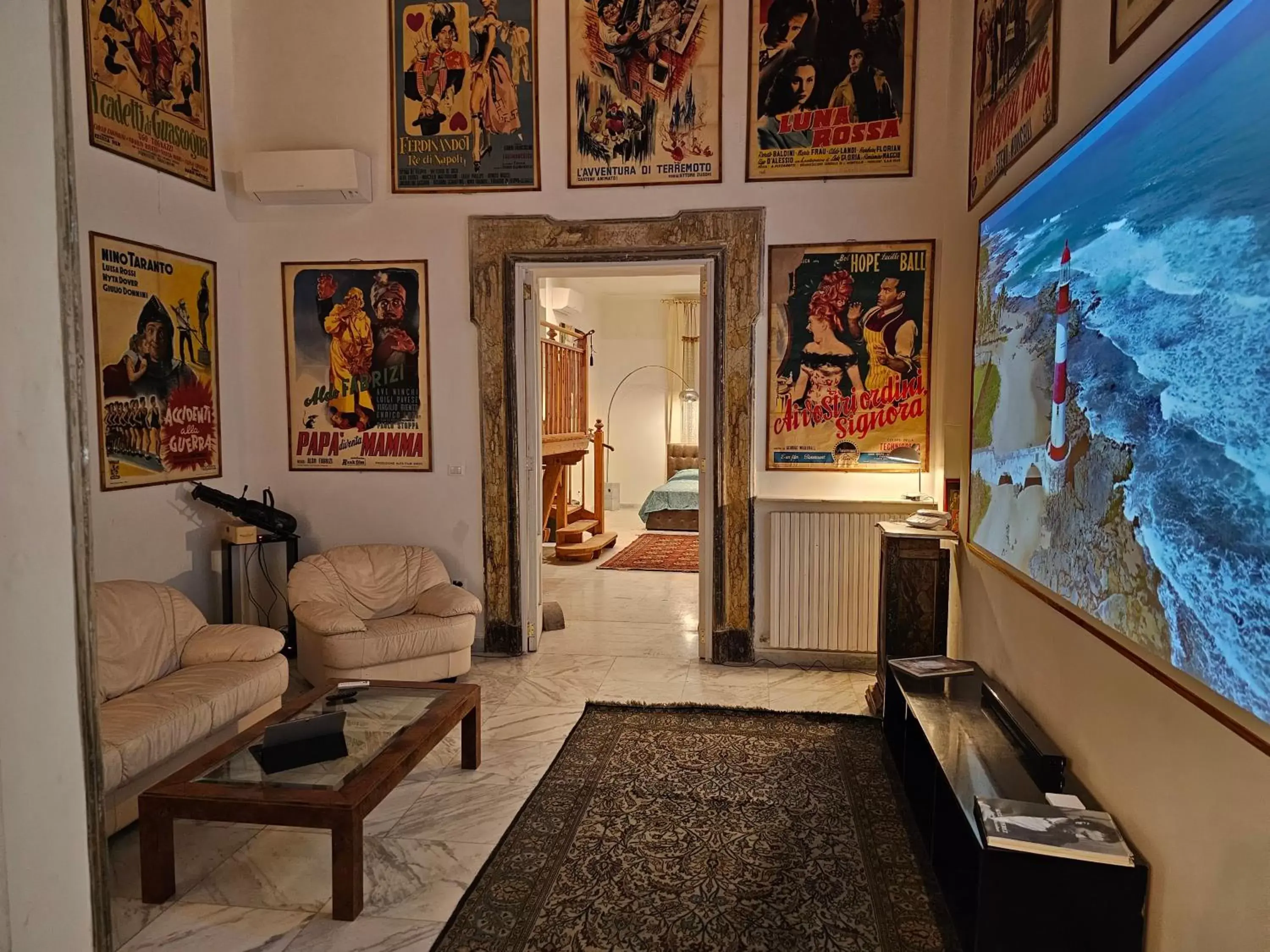 TV and multimedia, Seating Area in Spanish Palace Rooms, Suites Apartments & Terraces
